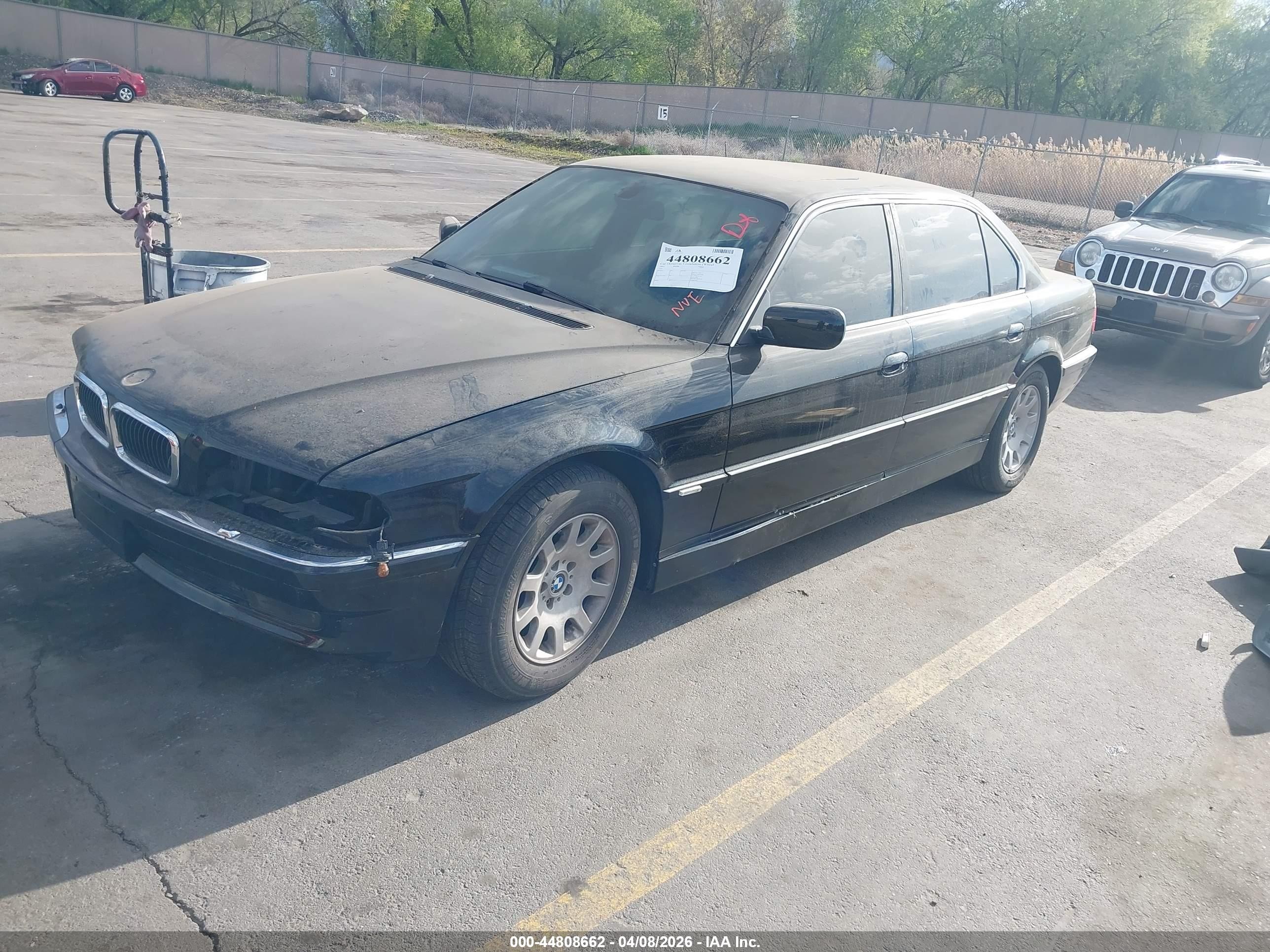 2001 Bmw 740il   Black vin: WBAGH83401DP24461