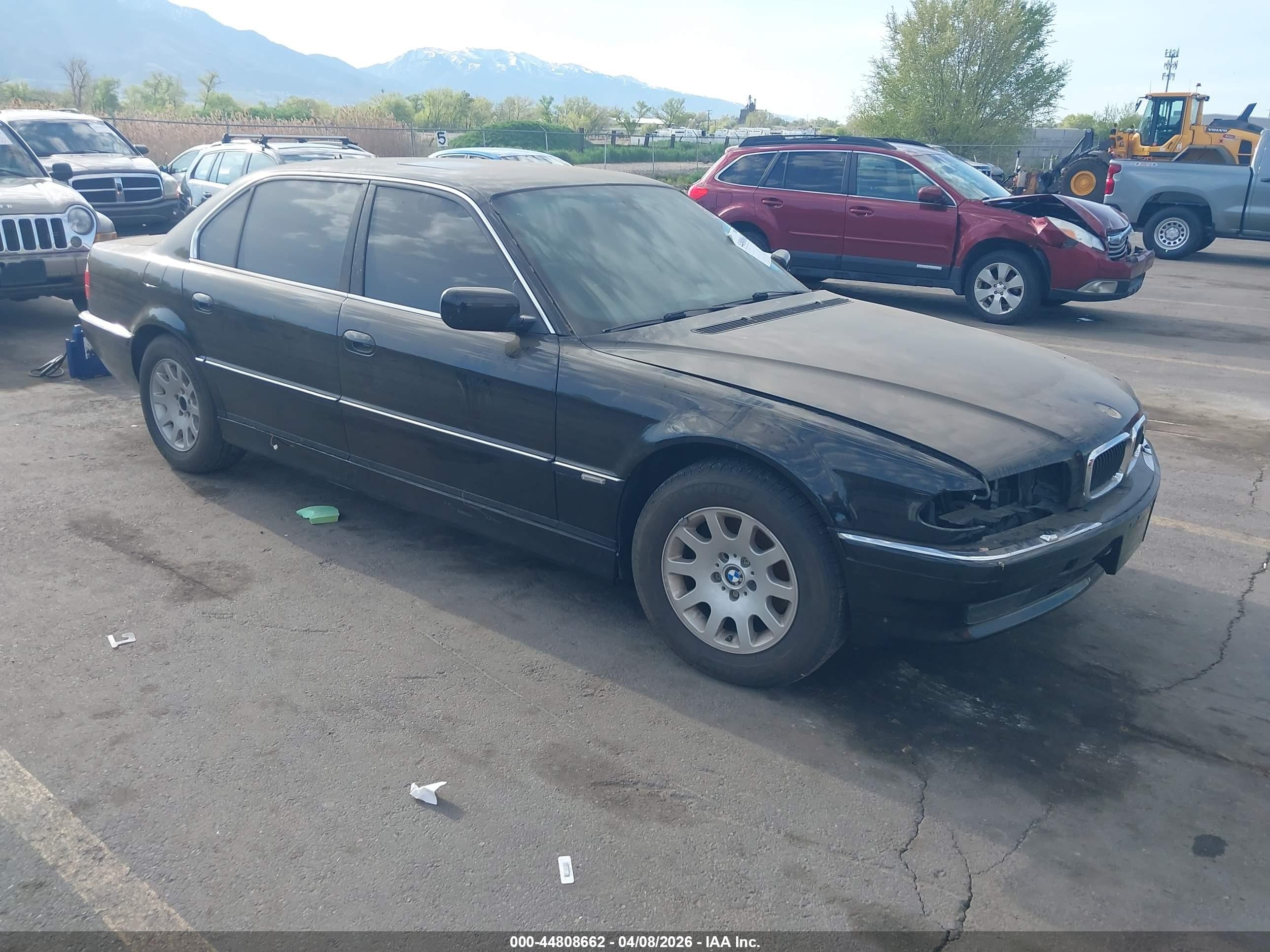 2001 Bmw 740il   Black vin: WBAGH83401DP24461