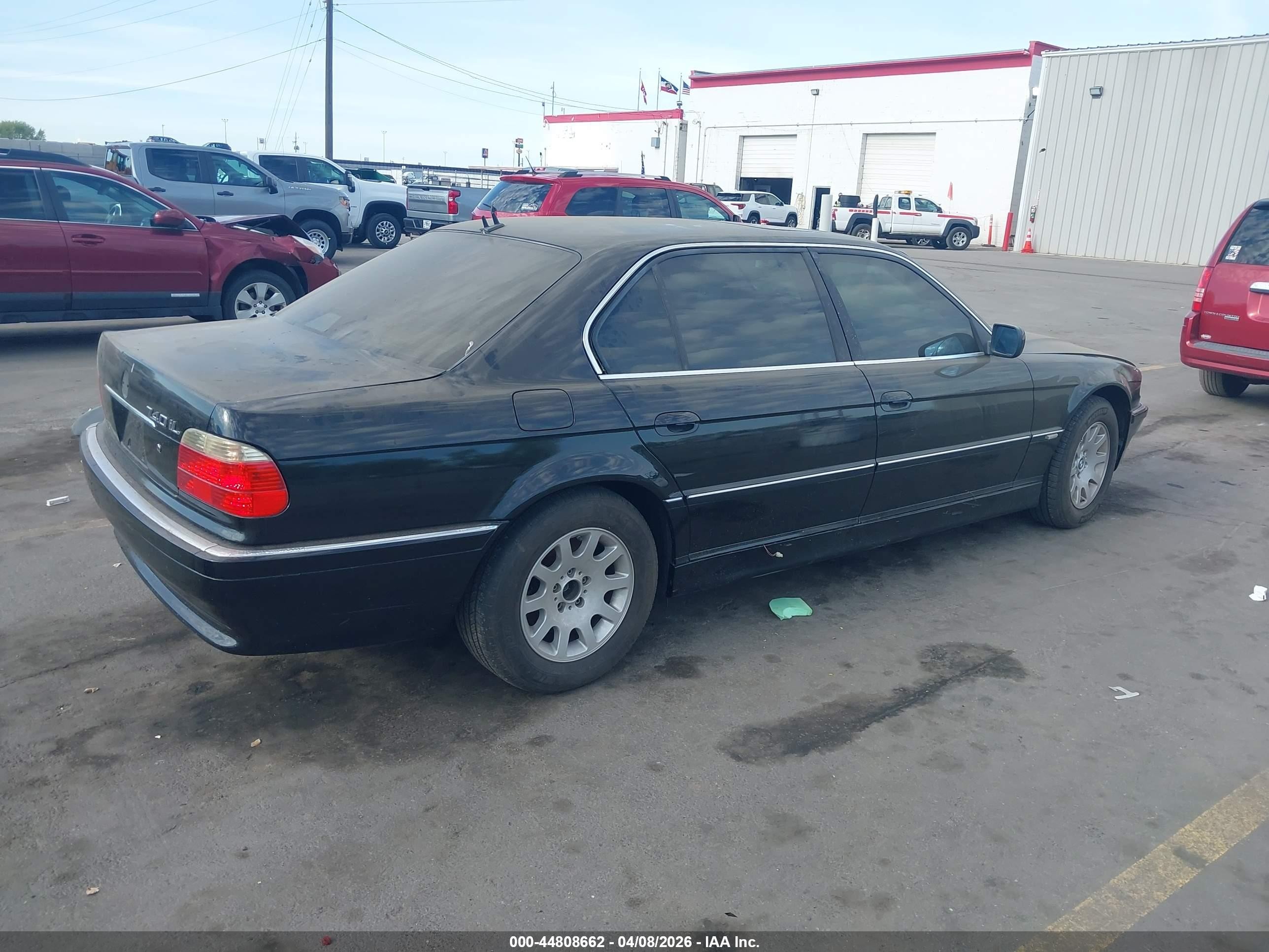 2001 Bmw 740il   Black vin: WBAGH83401DP24461