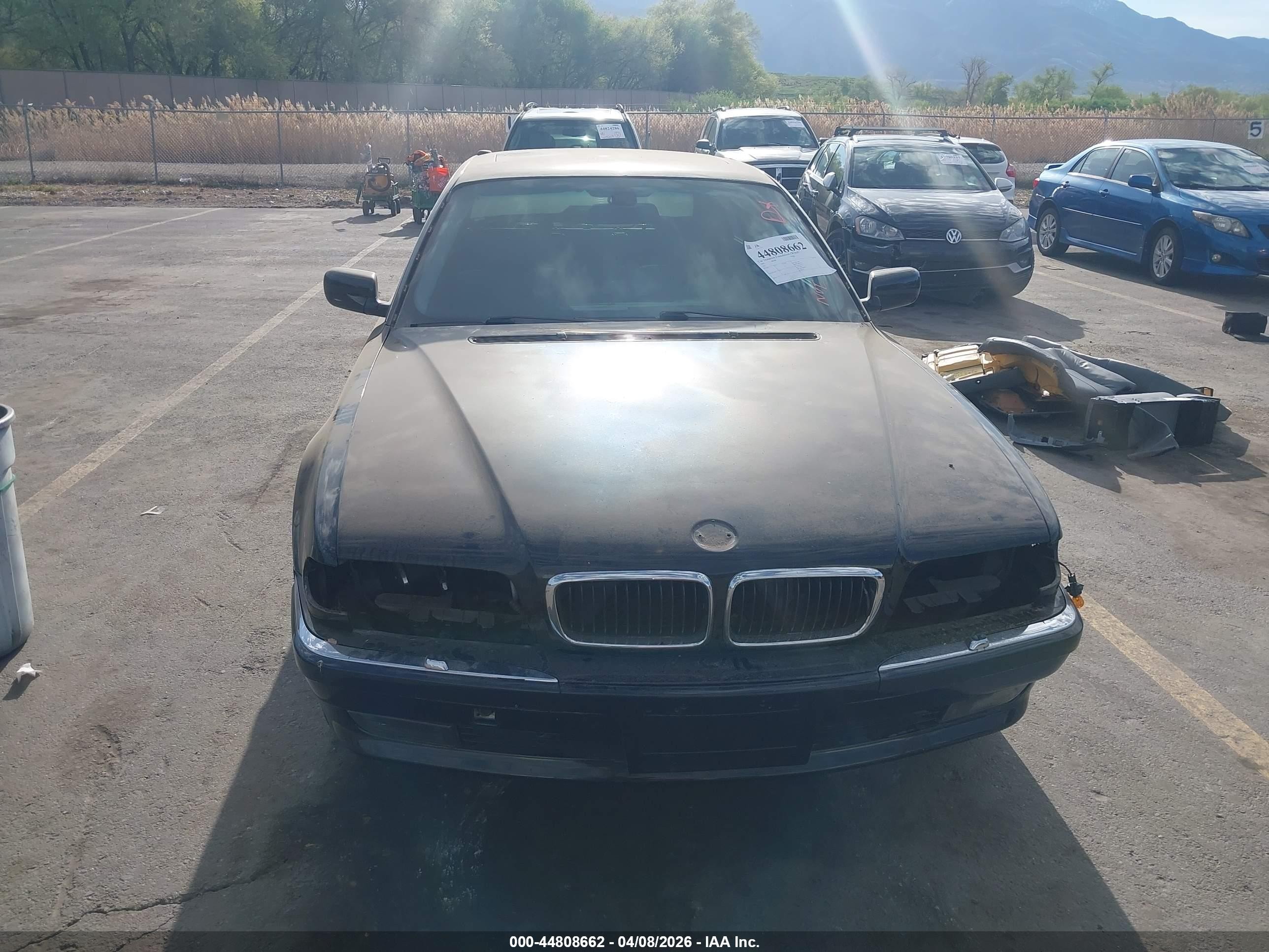 2001 Bmw 740il   Black vin: WBAGH83401DP24461