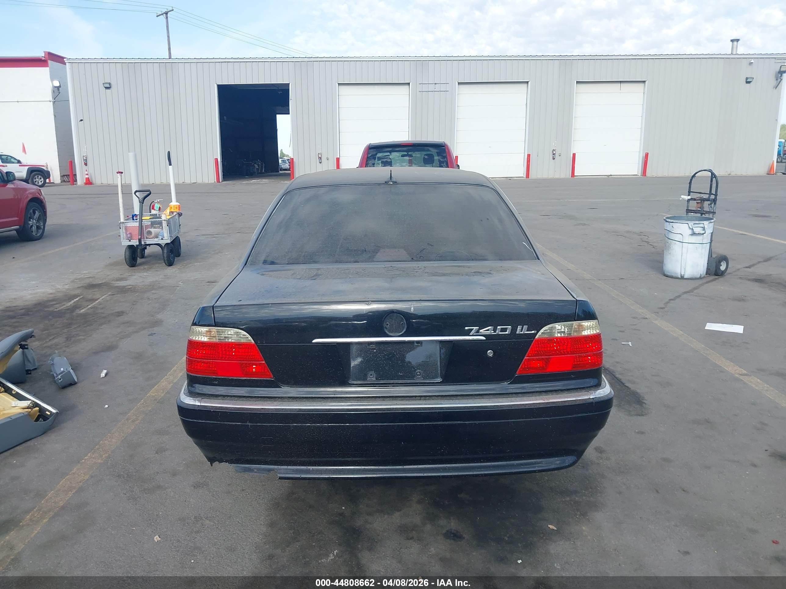2001 Bmw 740il   Black vin: WBAGH83401DP24461