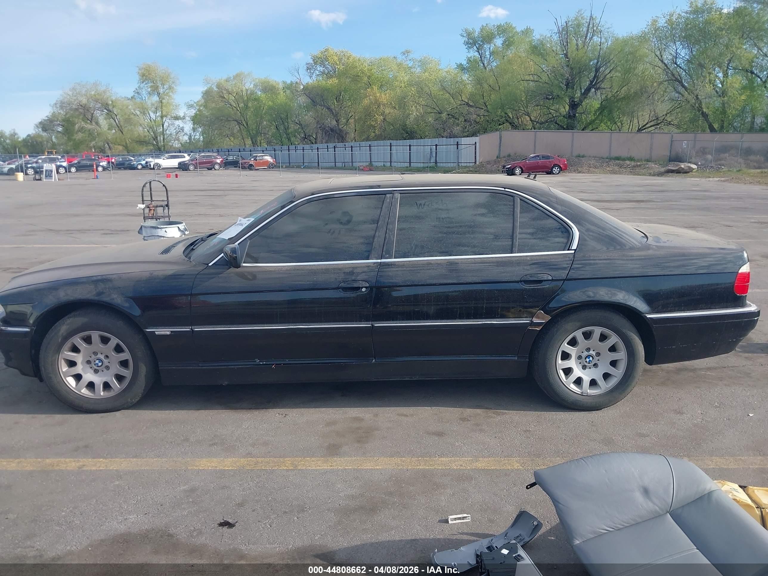 2001 Bmw 740il   Black vin: WBAGH83401DP24461