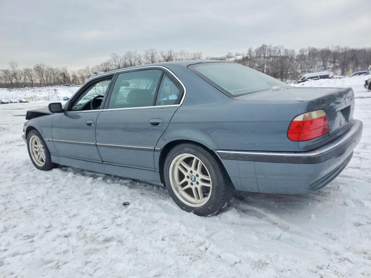 2001 Bmw 740 Il Gray vin: WBAGH83401DP28865