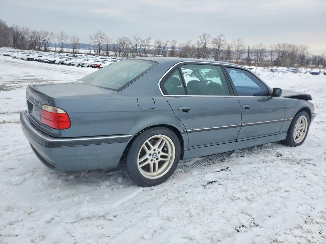 2001 Bmw 740 Il Gray vin: WBAGH83401DP28865