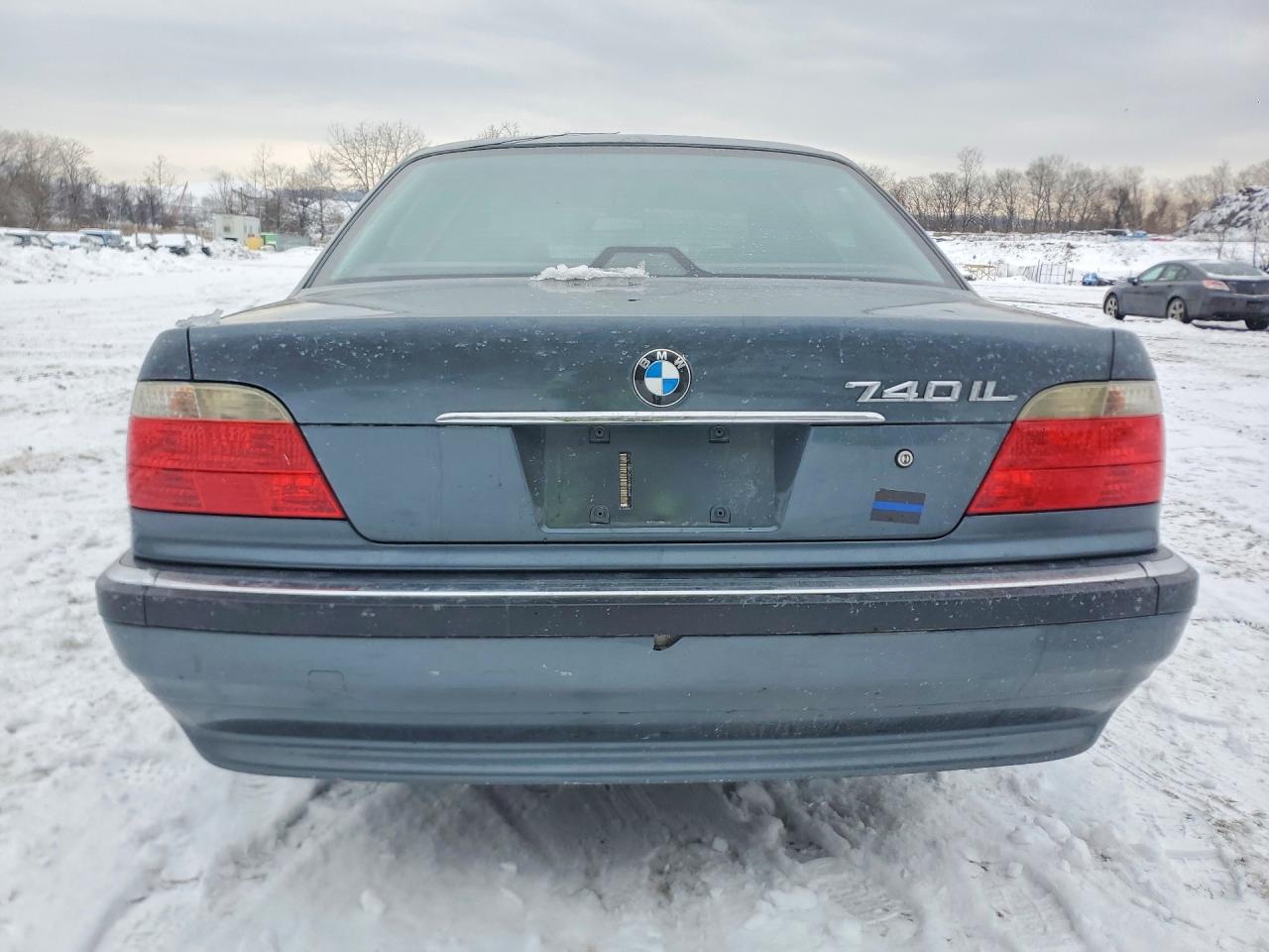 2001 Bmw 740 Il Gray vin: WBAGH83401DP28865