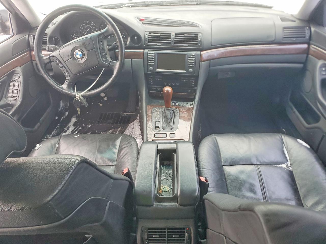 2001 Bmw 740 Il Gray vin: WBAGH83401DP28865