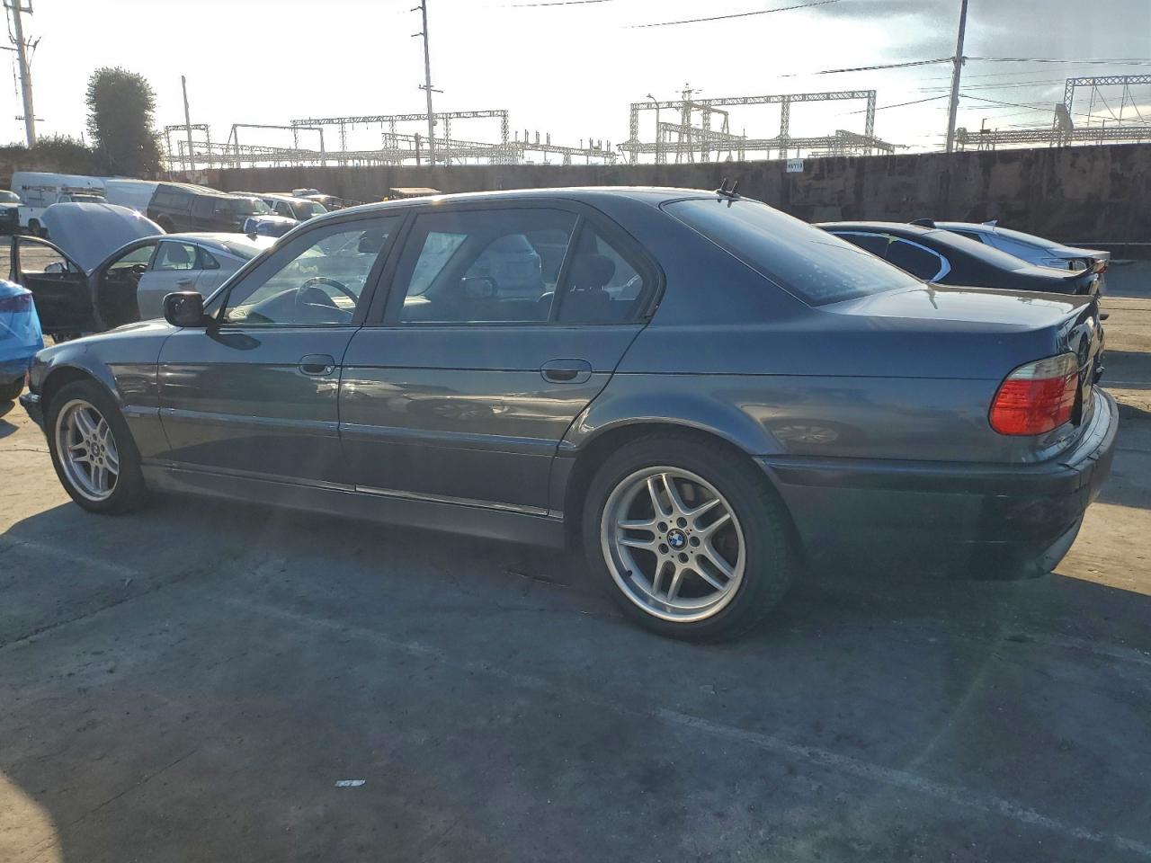 2001 Bmw 740 Il Gray vin: WBAGH83401DP31345