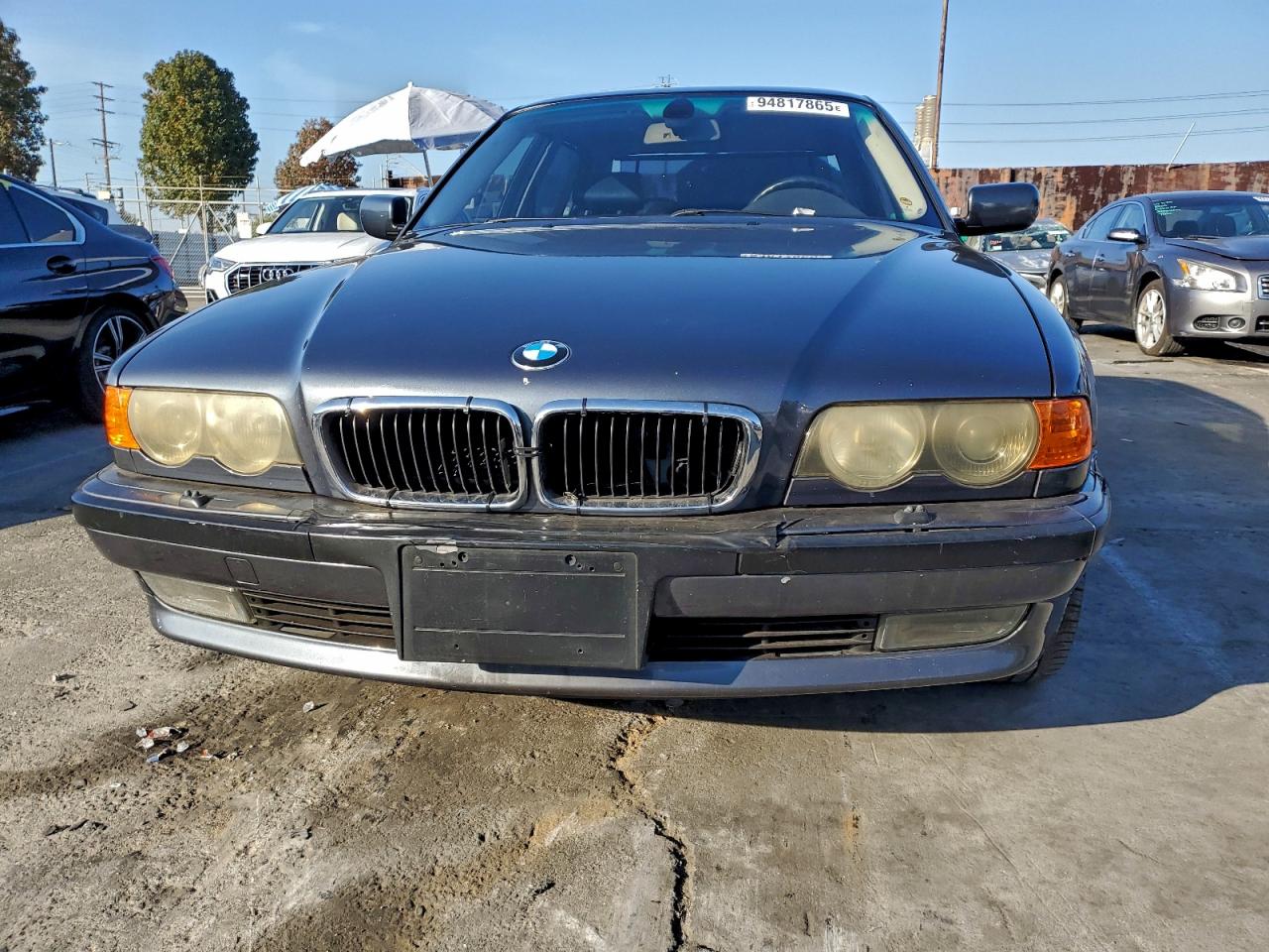 2001 Bmw 740 Il Gray vin: WBAGH83401DP31345