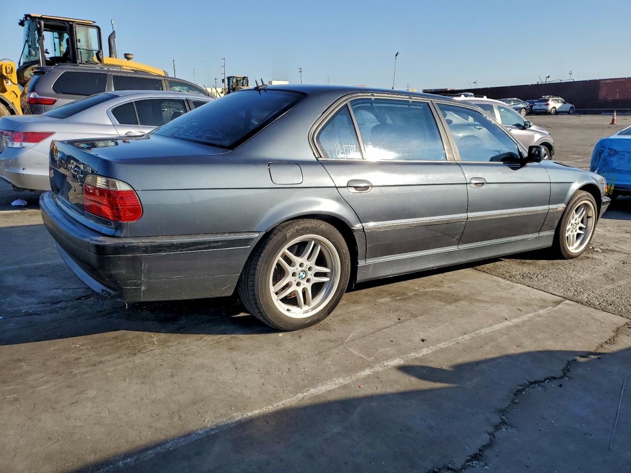 2001 Bmw 740 Il Gray vin: WBAGH83401DP31345