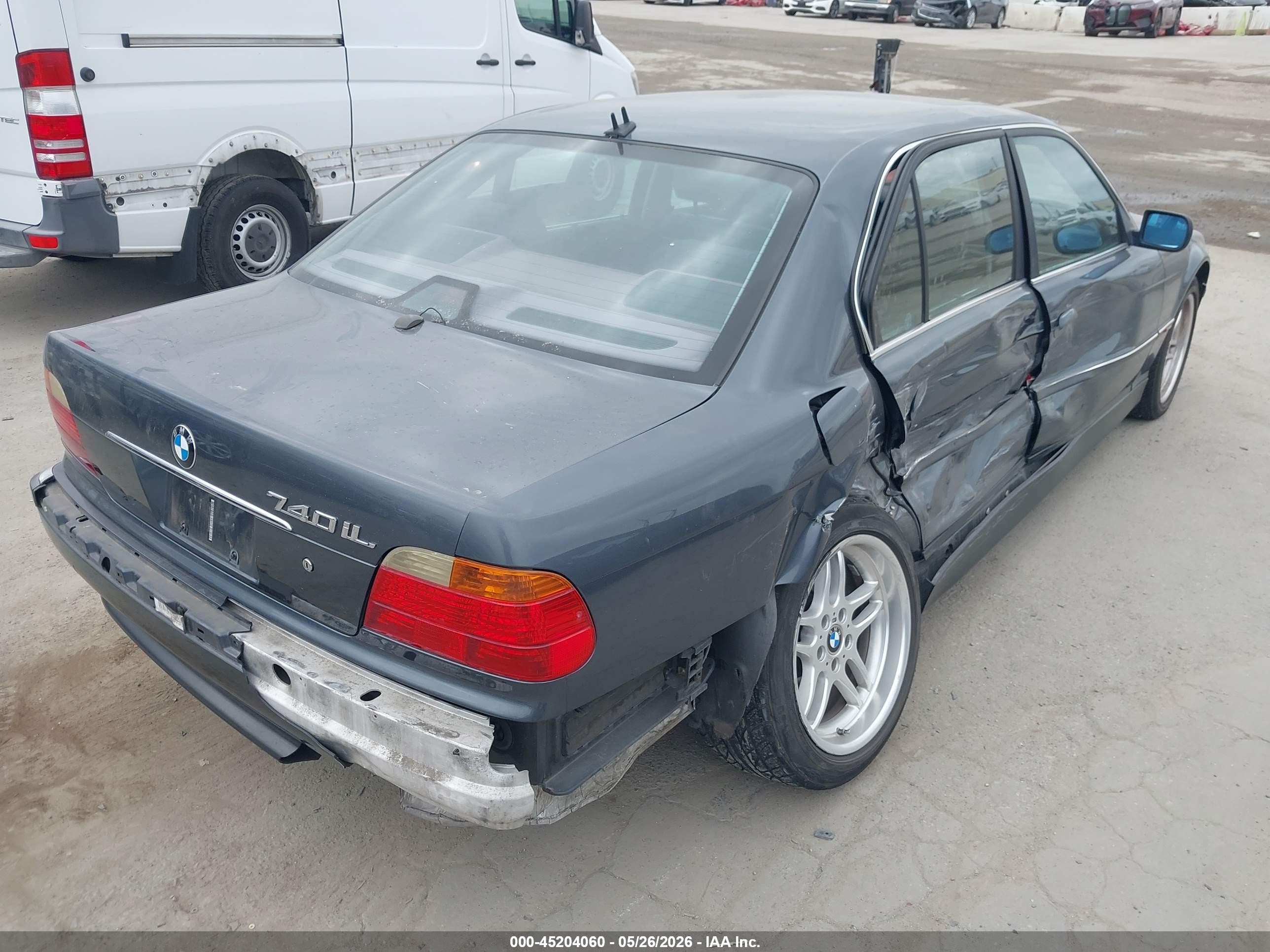 2000 Bmw 740il   Gray vin: WBAGH8340YDP08450