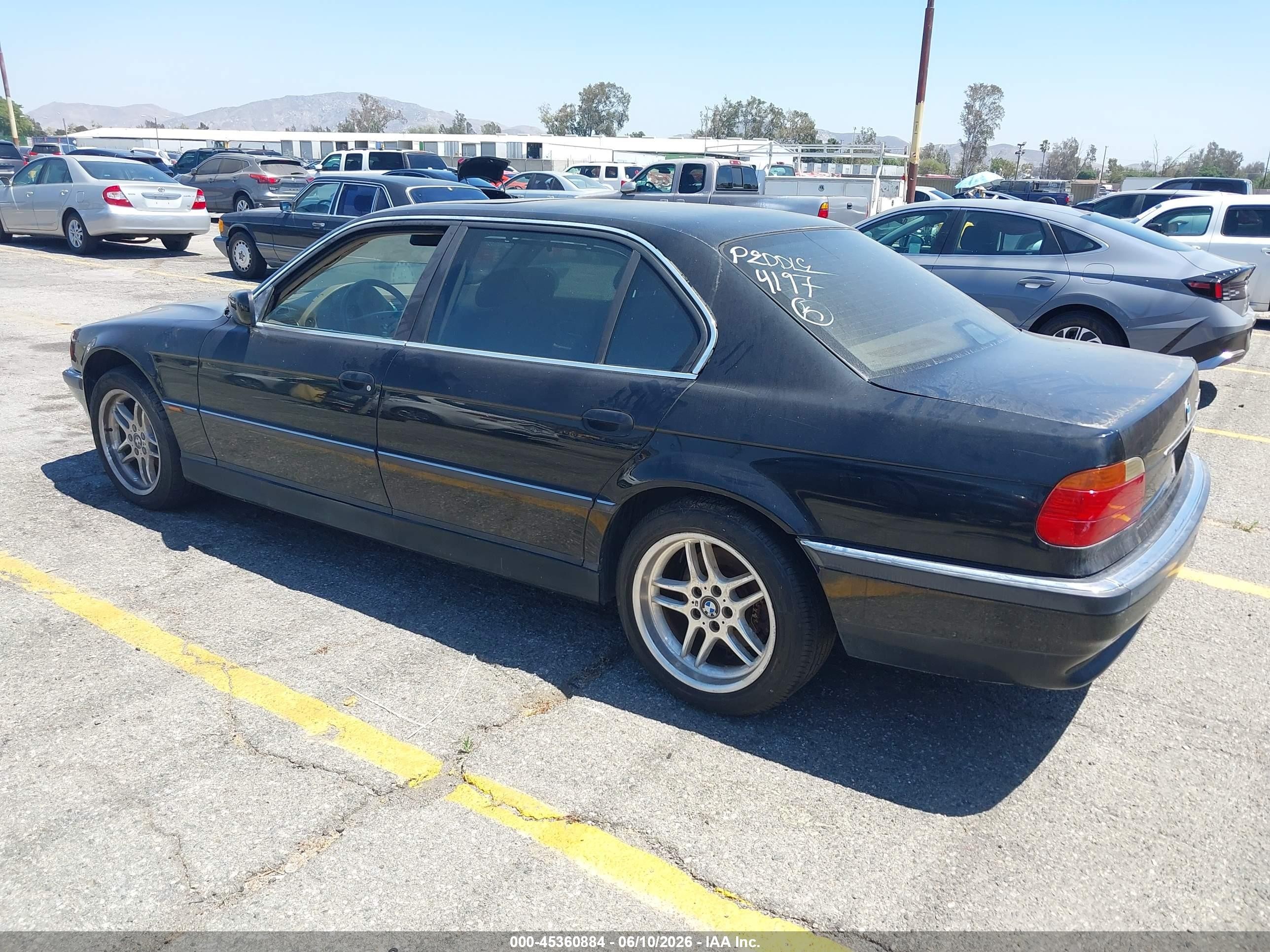 2000 Bmw 740il   Black vin: WBAGH8340YDP14197