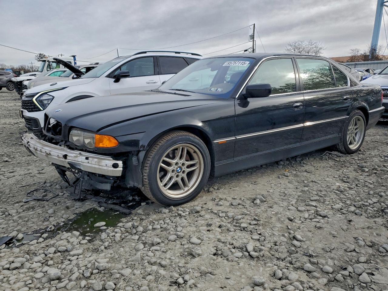 2000 Bmw 740 Il Black vin: WBAGH8340YDP16824