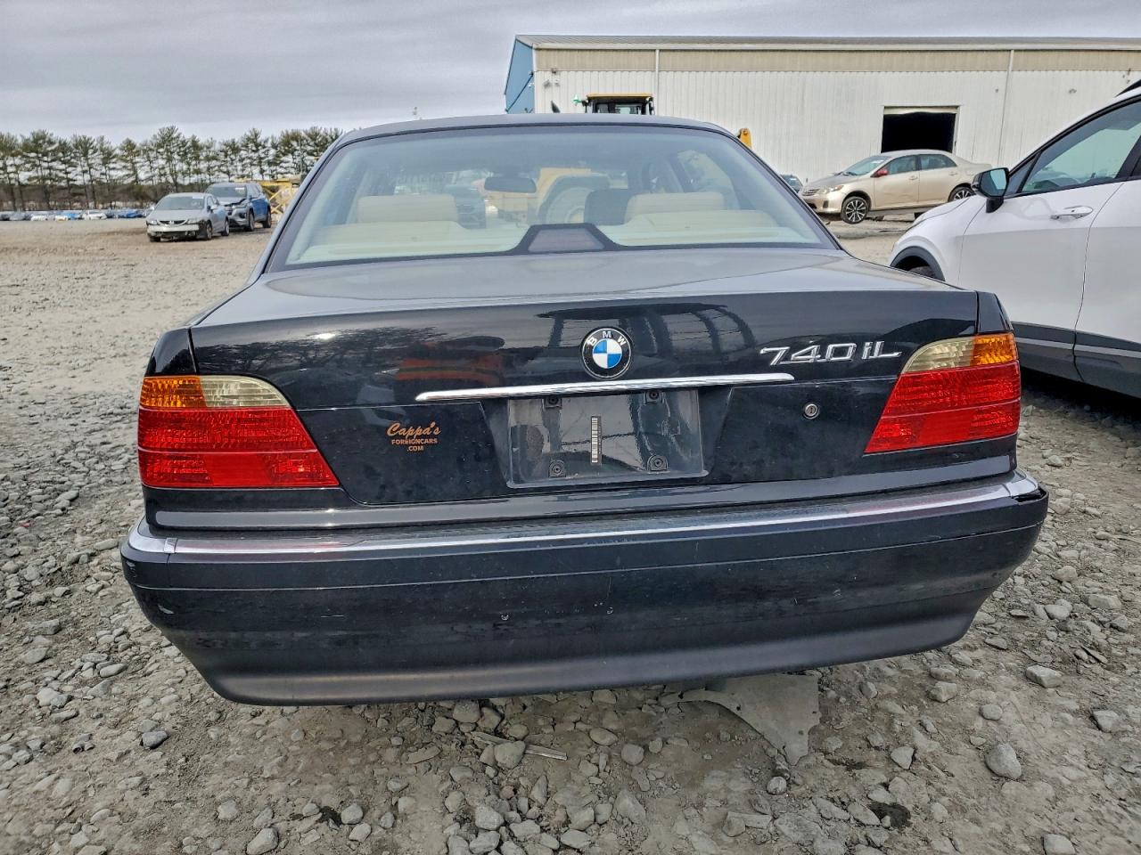 2000 Bmw 740 Il Черный vin: WBAGH8340YDP16824