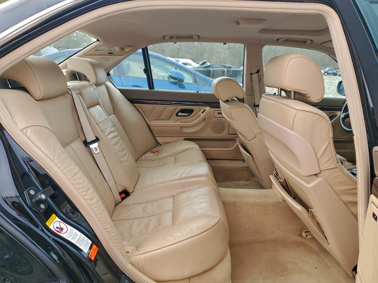 2000 Bmw 740 Il Черный vin: WBAGH8340YDP16824