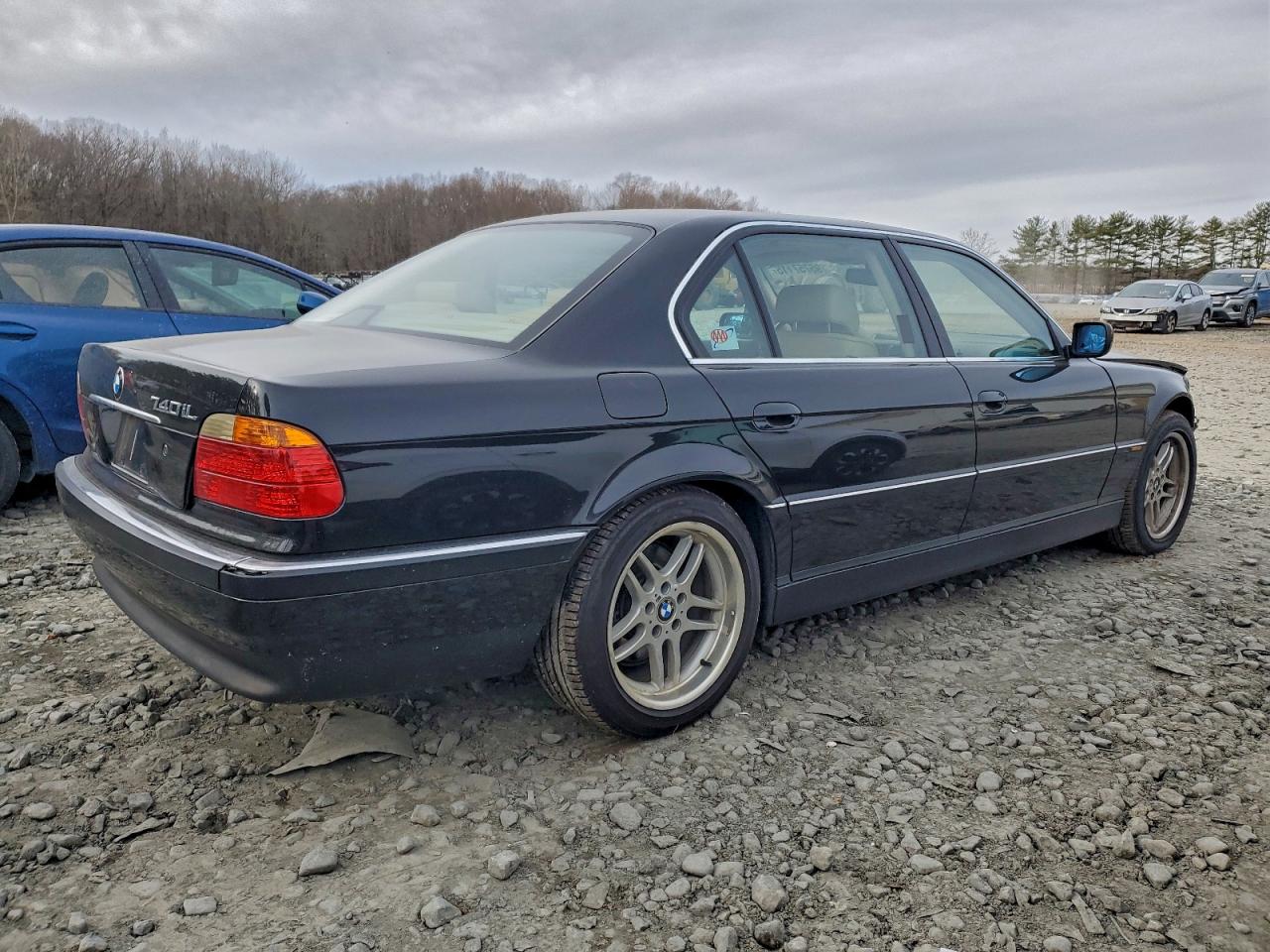 2000 Bmw 740 Il Черный vin: WBAGH8340YDP16824
