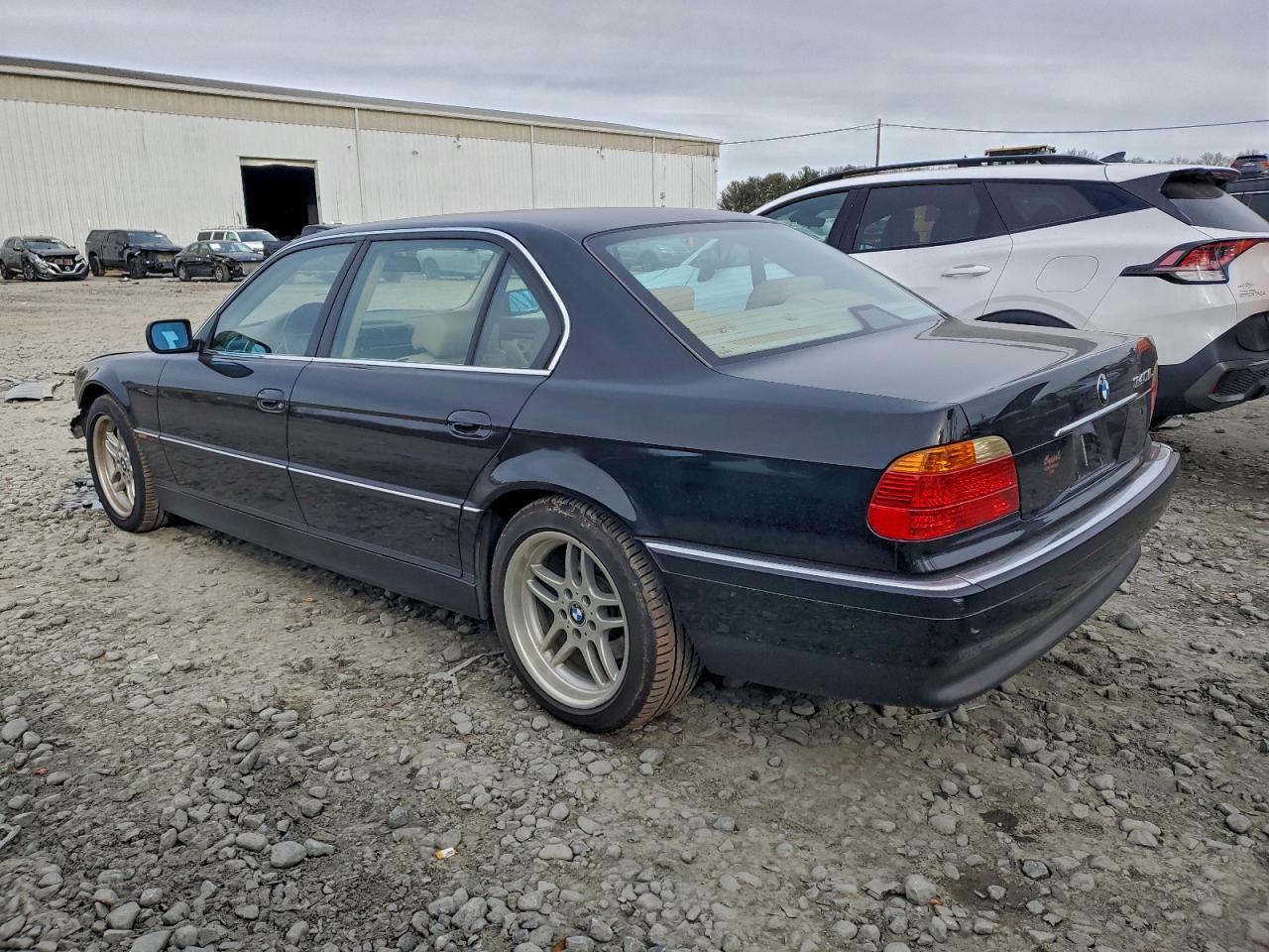 2000 Bmw 740 Il Черный vin: WBAGH8340YDP16824