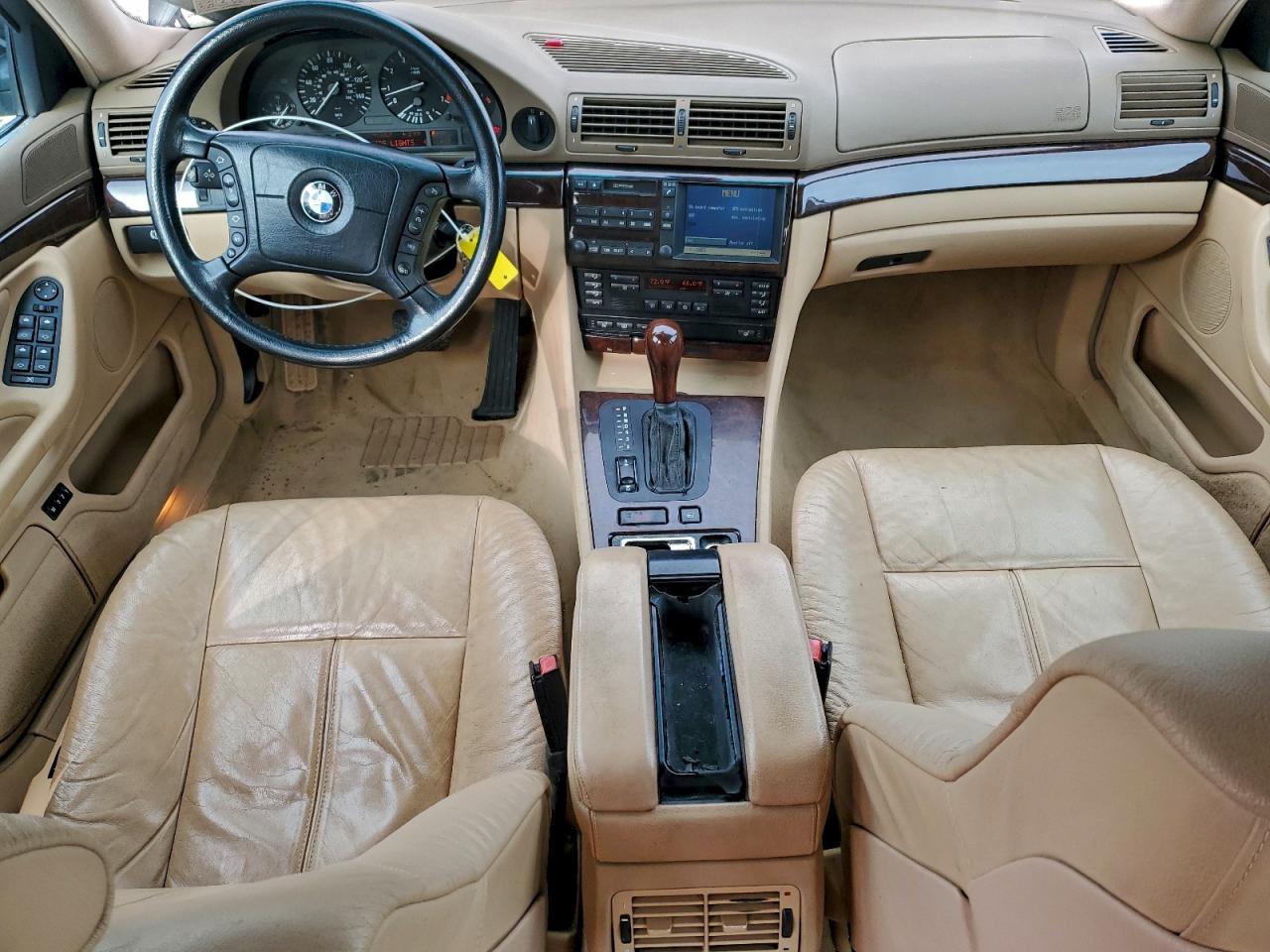 2000 Bmw 740 Il Черный vin: WBAGH8340YDP16824