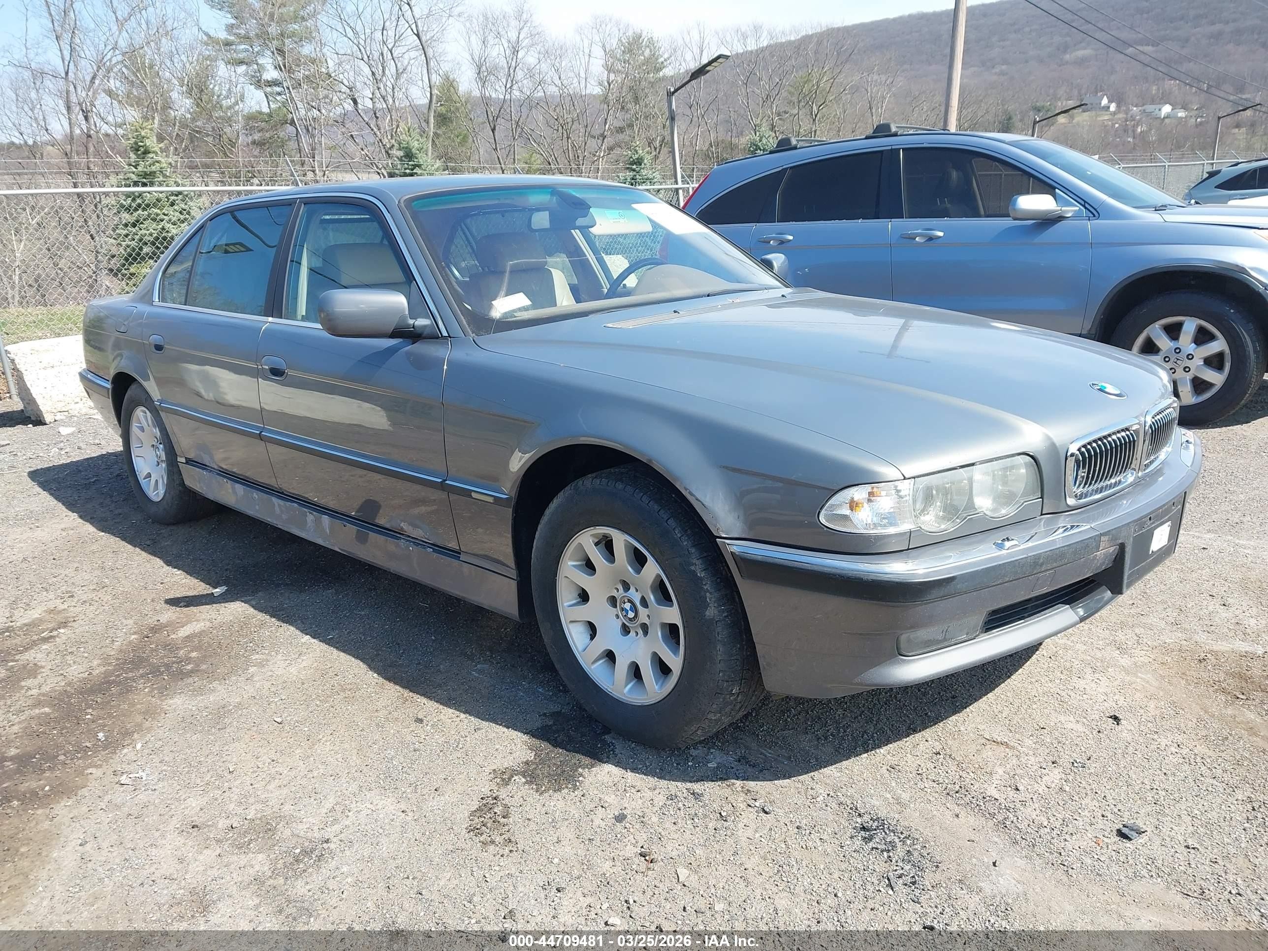 2001 Bmw 740il   Gray vin: WBAGH83411DP26770