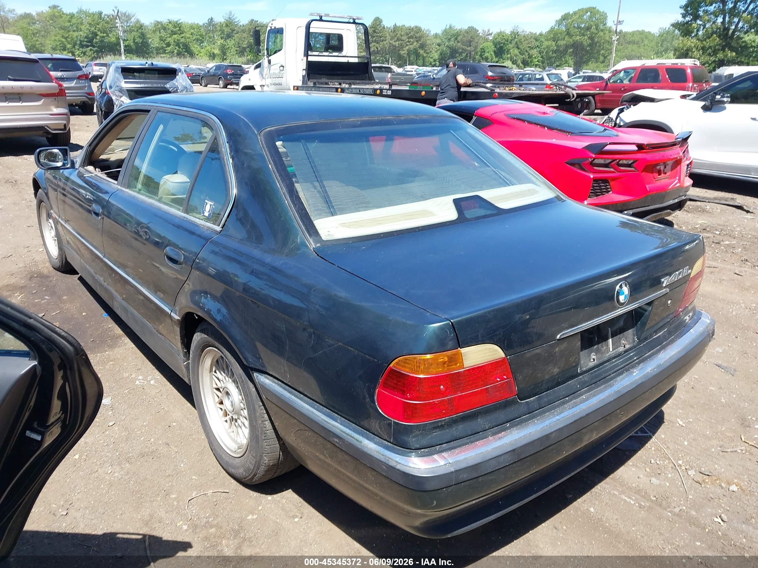 2000 Bmw 740il   Green vin: WBAGH8341YDP13348