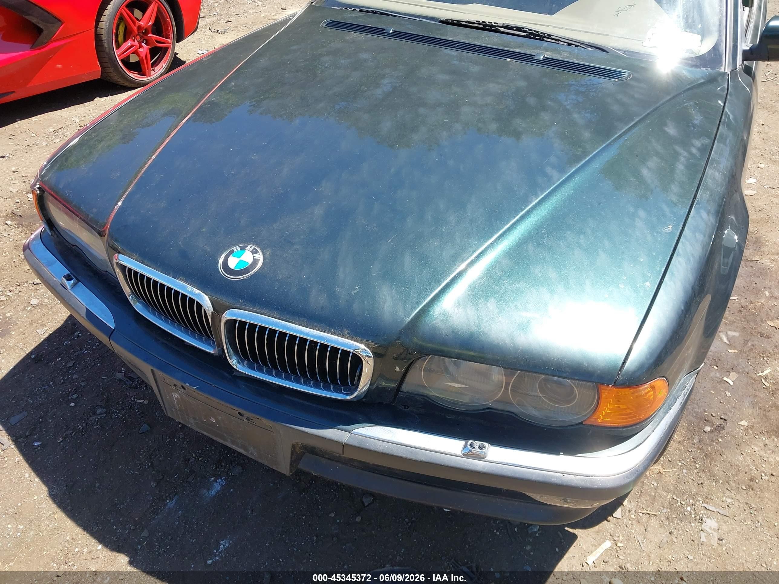 2000 Bmw 740il   Green vin: WBAGH8341YDP13348