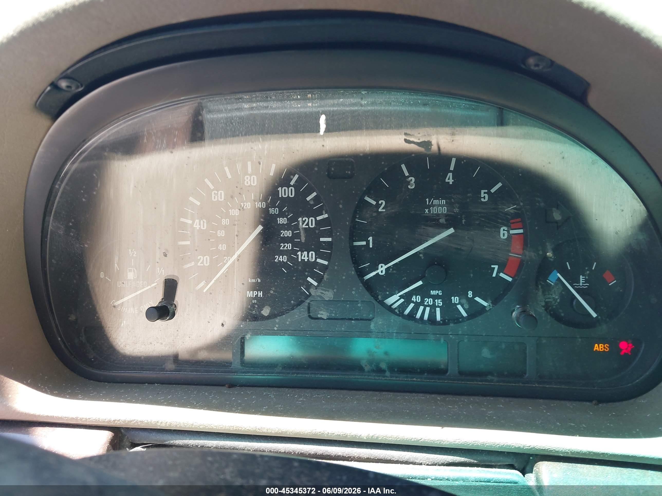 2000 Bmw 740il   Green vin: WBAGH8341YDP13348