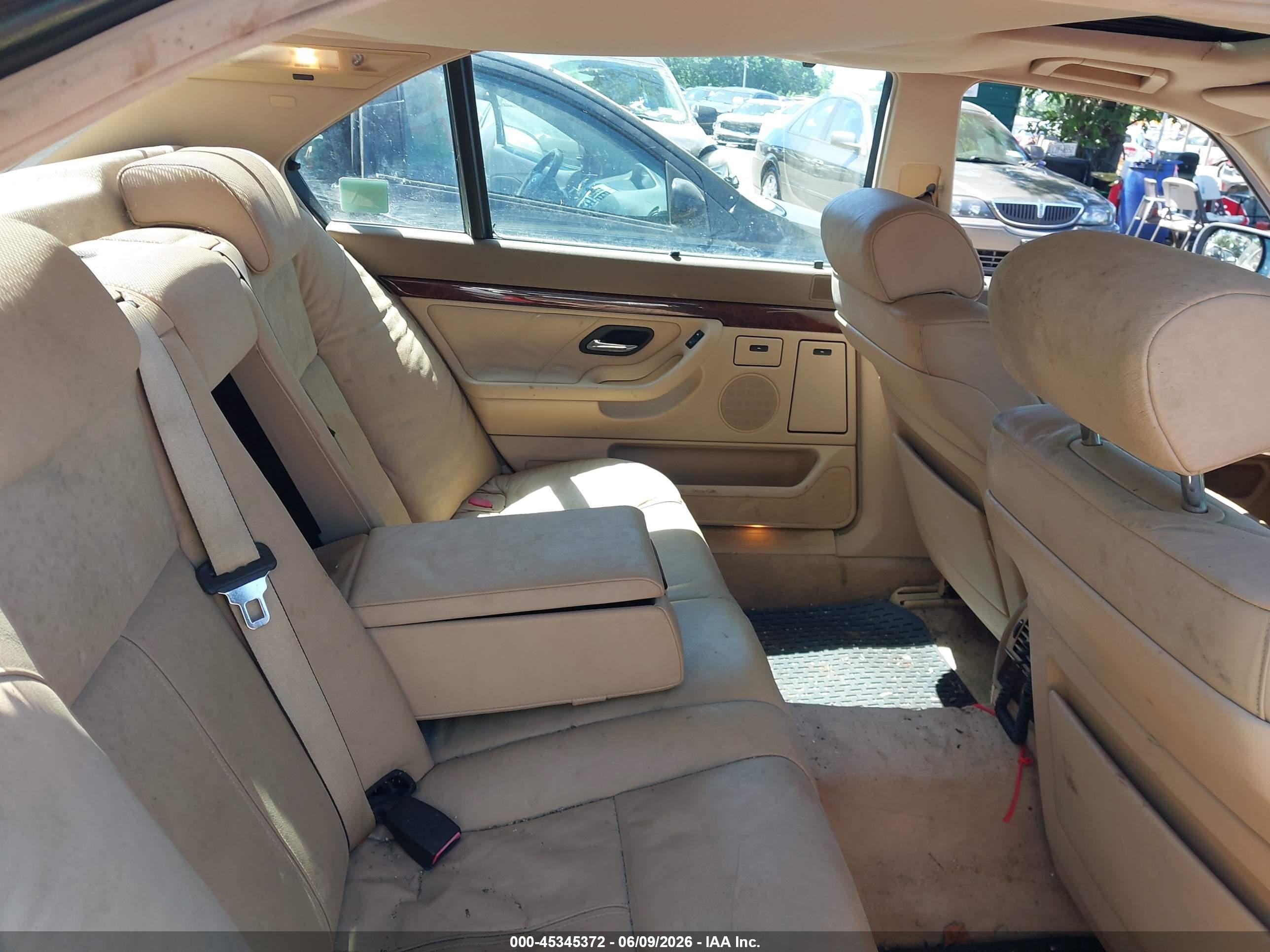 2000 Bmw 740il   Green vin: WBAGH8341YDP13348