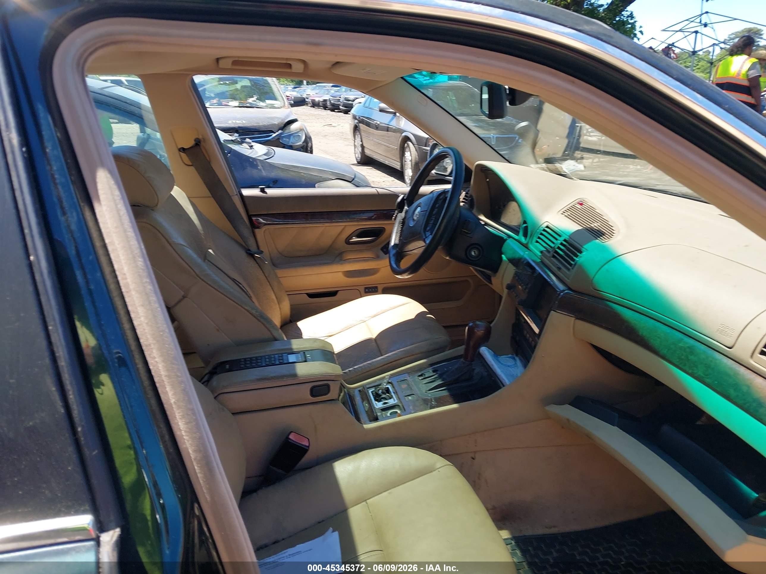 2000 Bmw 740il   Green vin: WBAGH8341YDP13348