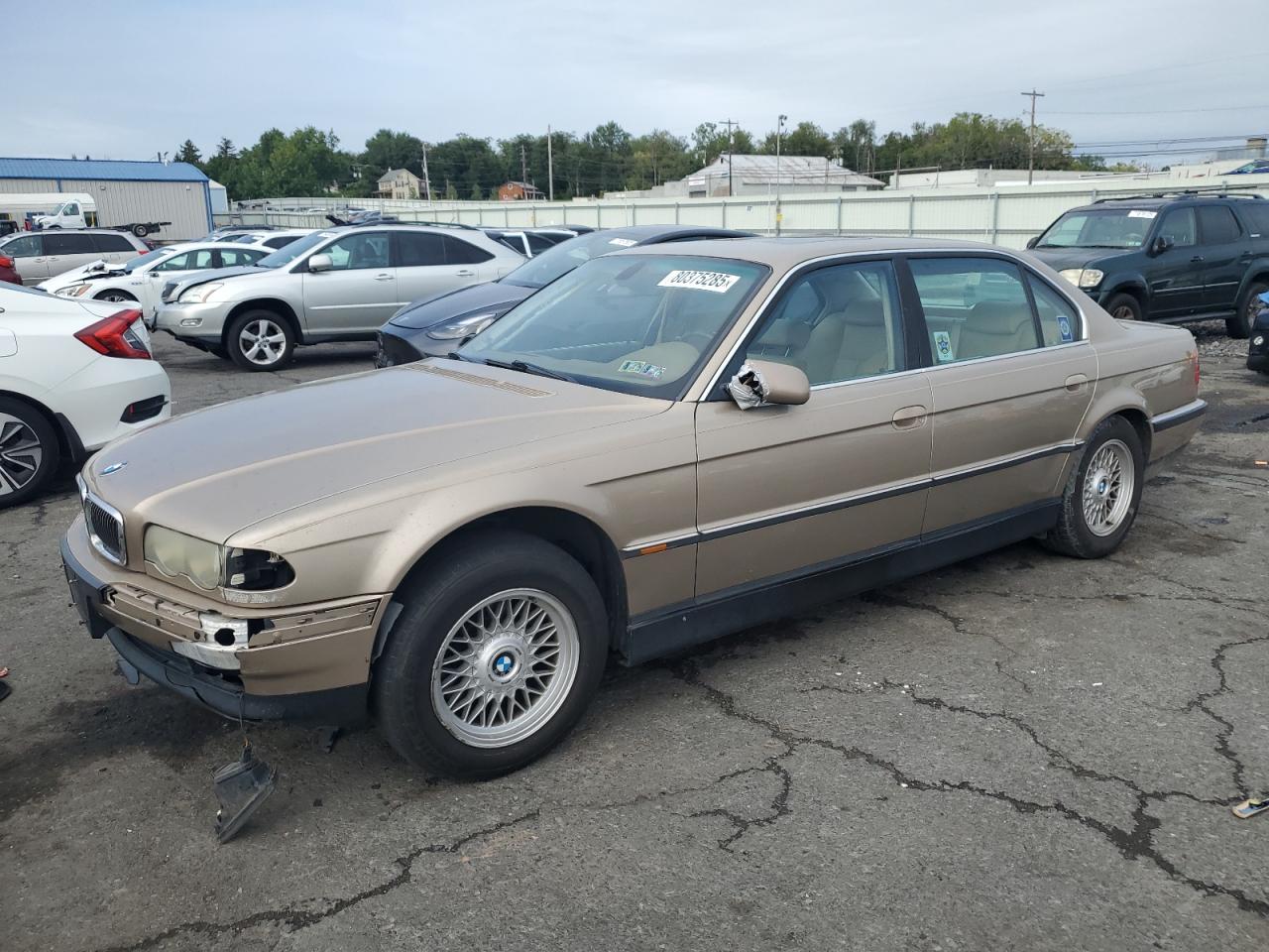 2000 Bmw 740 Il Tan vin: WBAGH8341YDP14936