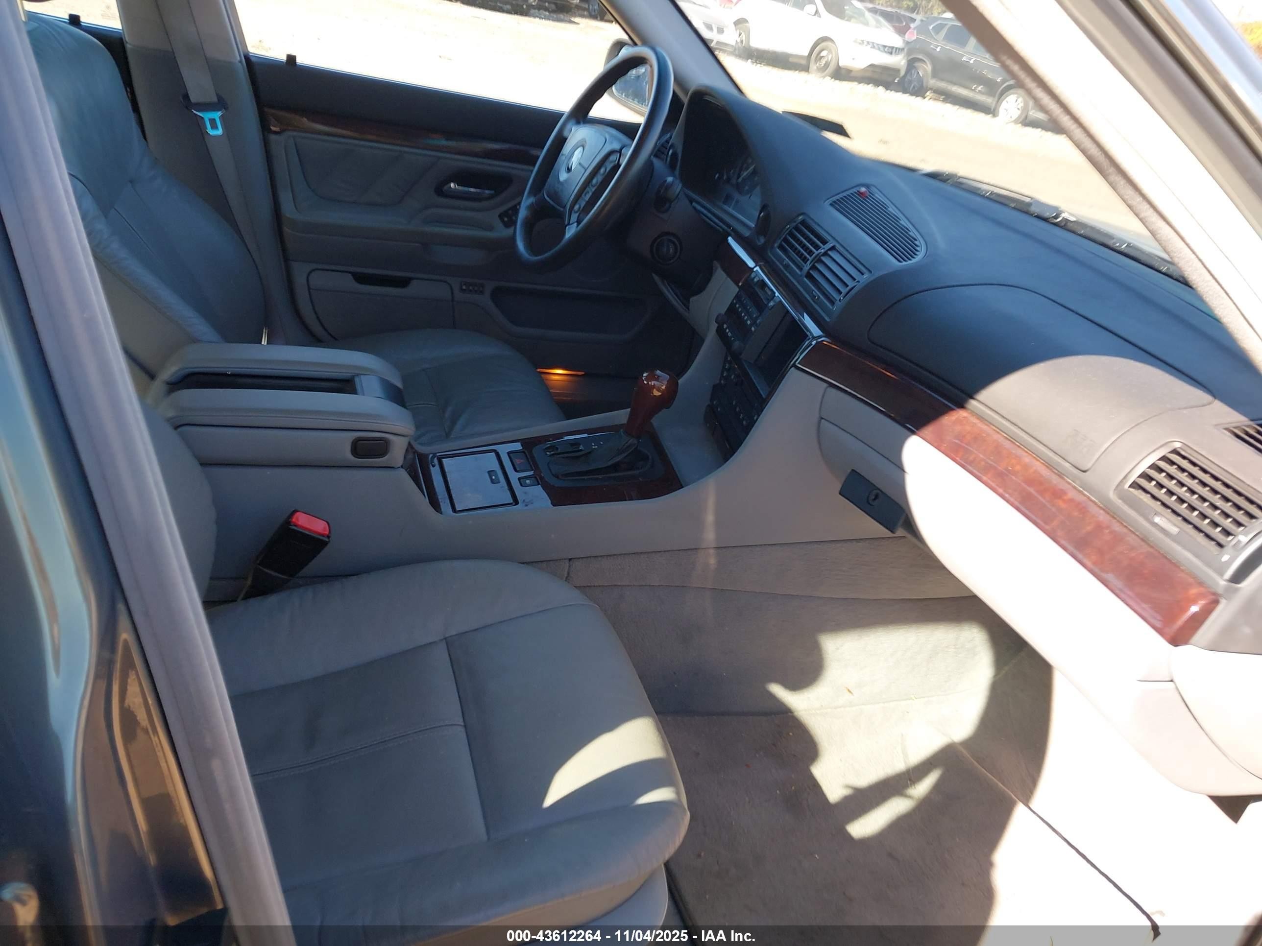 2001 Bmw 740il   Бирюзовый vin: WBAGH83421DP22372