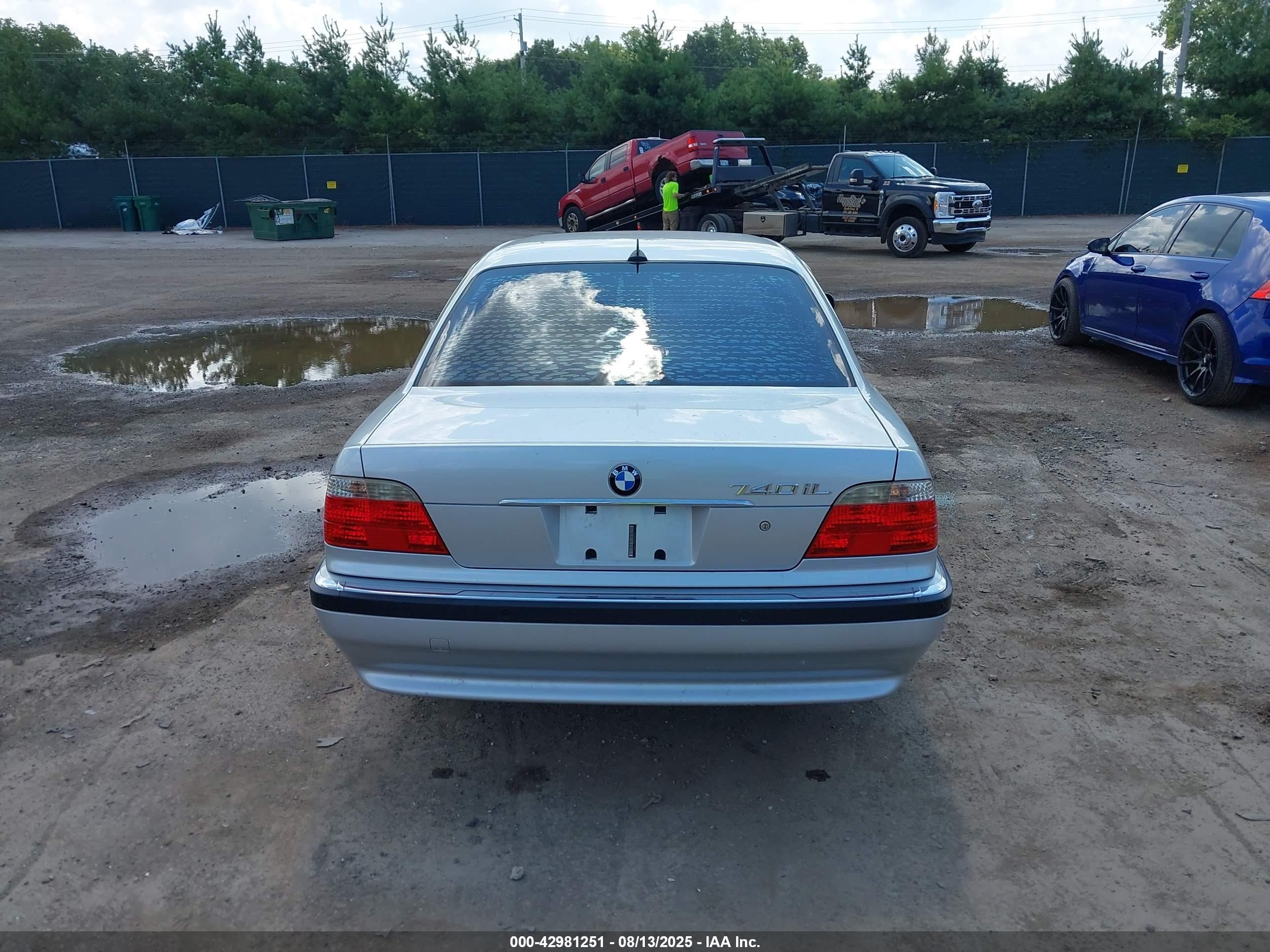 2001 Bmw 740il   Серебряный vin: WBAGH83421DP23327