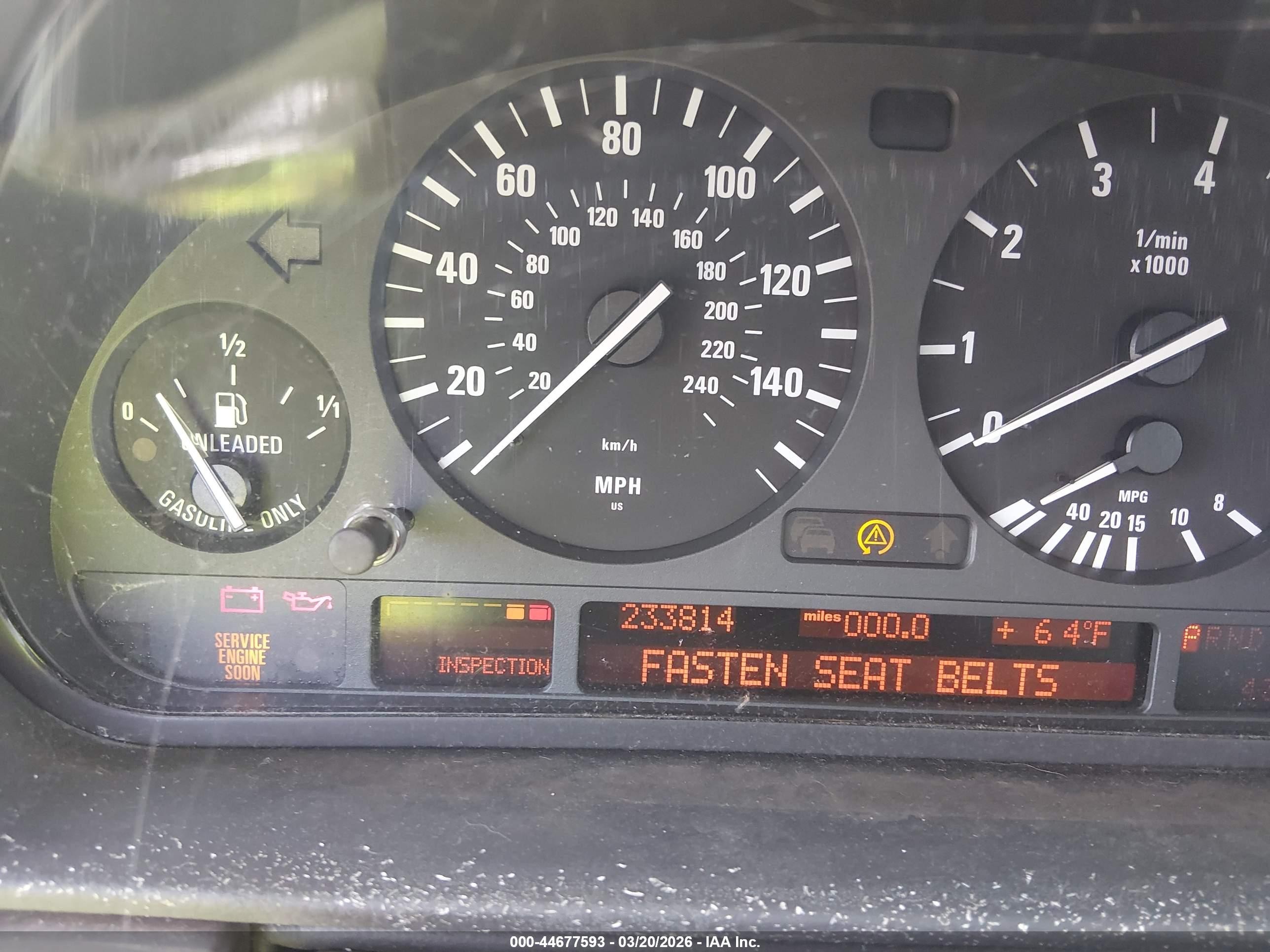 2001 Bmw 740il   Blue vin: WBAGH83421DP23960