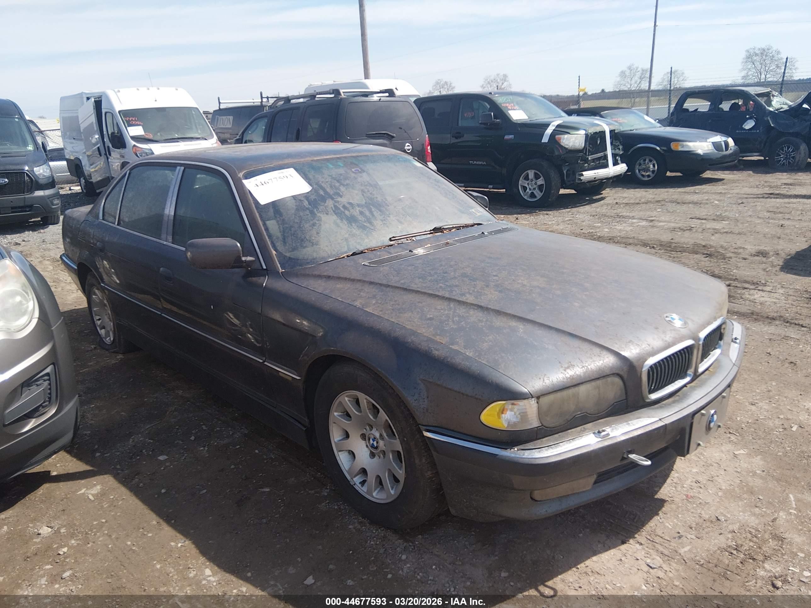2001 Bmw 740il   Blue vin: WBAGH83421DP23960
