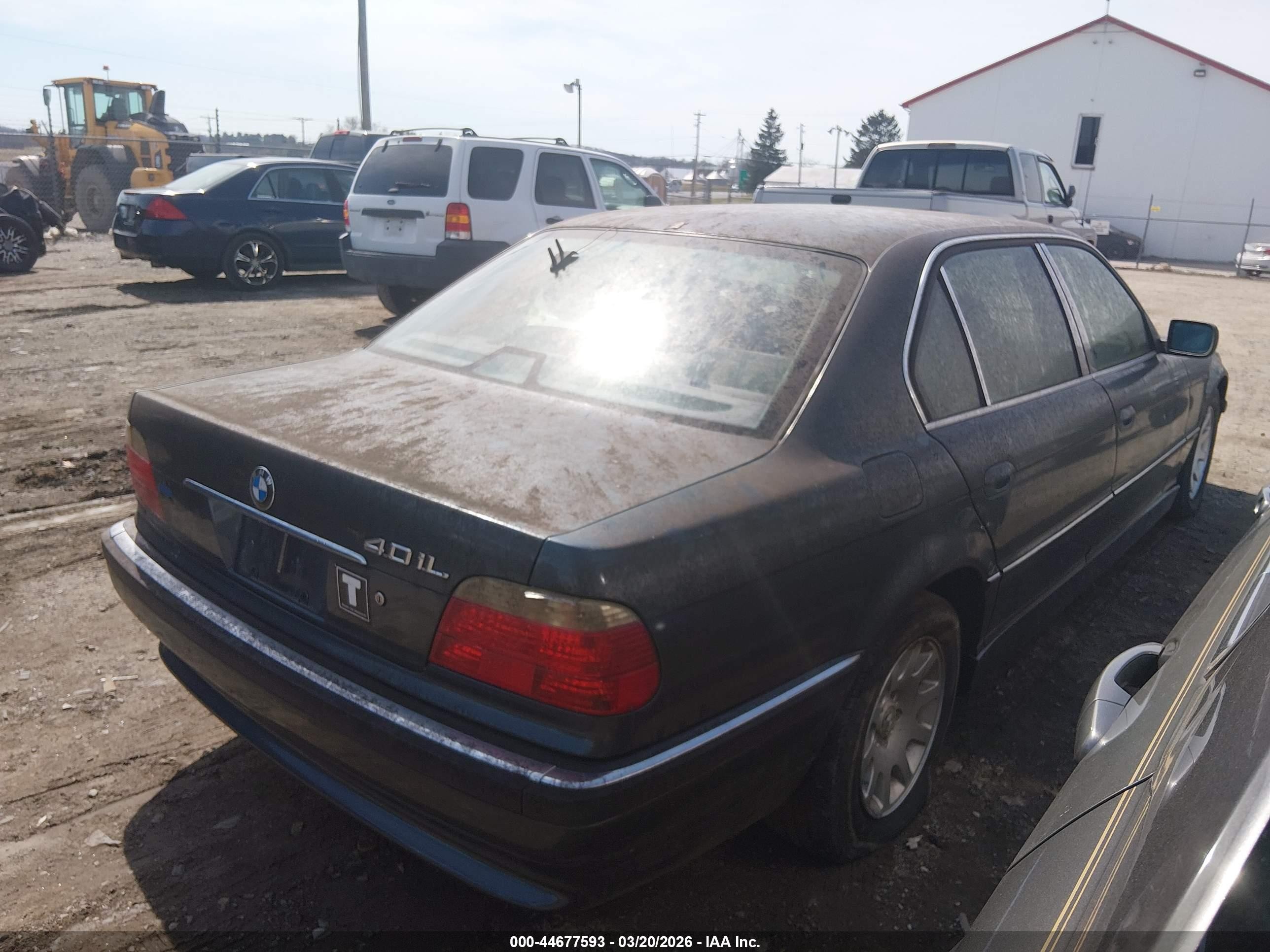 2001 Bmw 740il   Blue vin: WBAGH83421DP23960