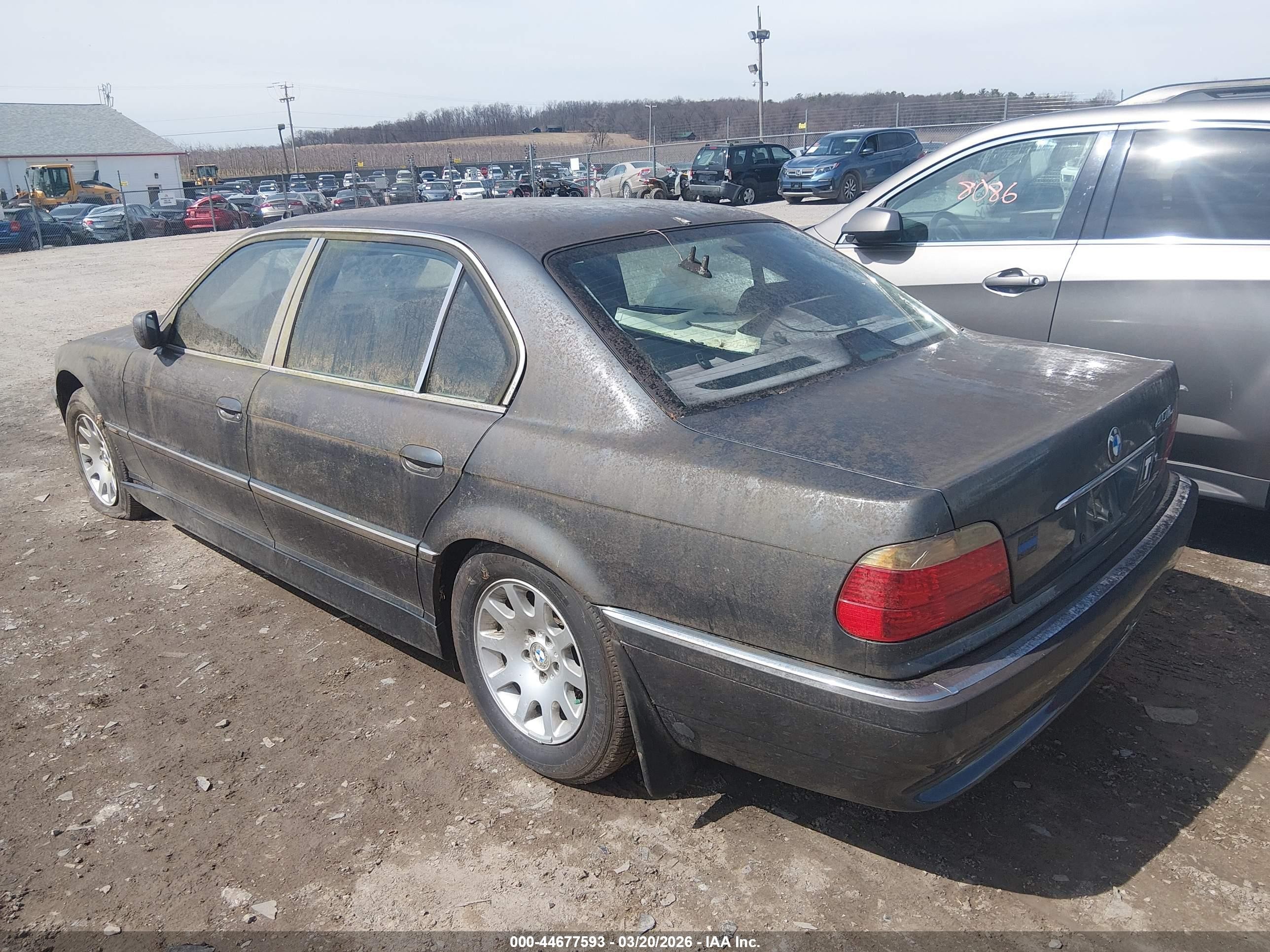 2001 Bmw 740il   Blue vin: WBAGH83421DP23960