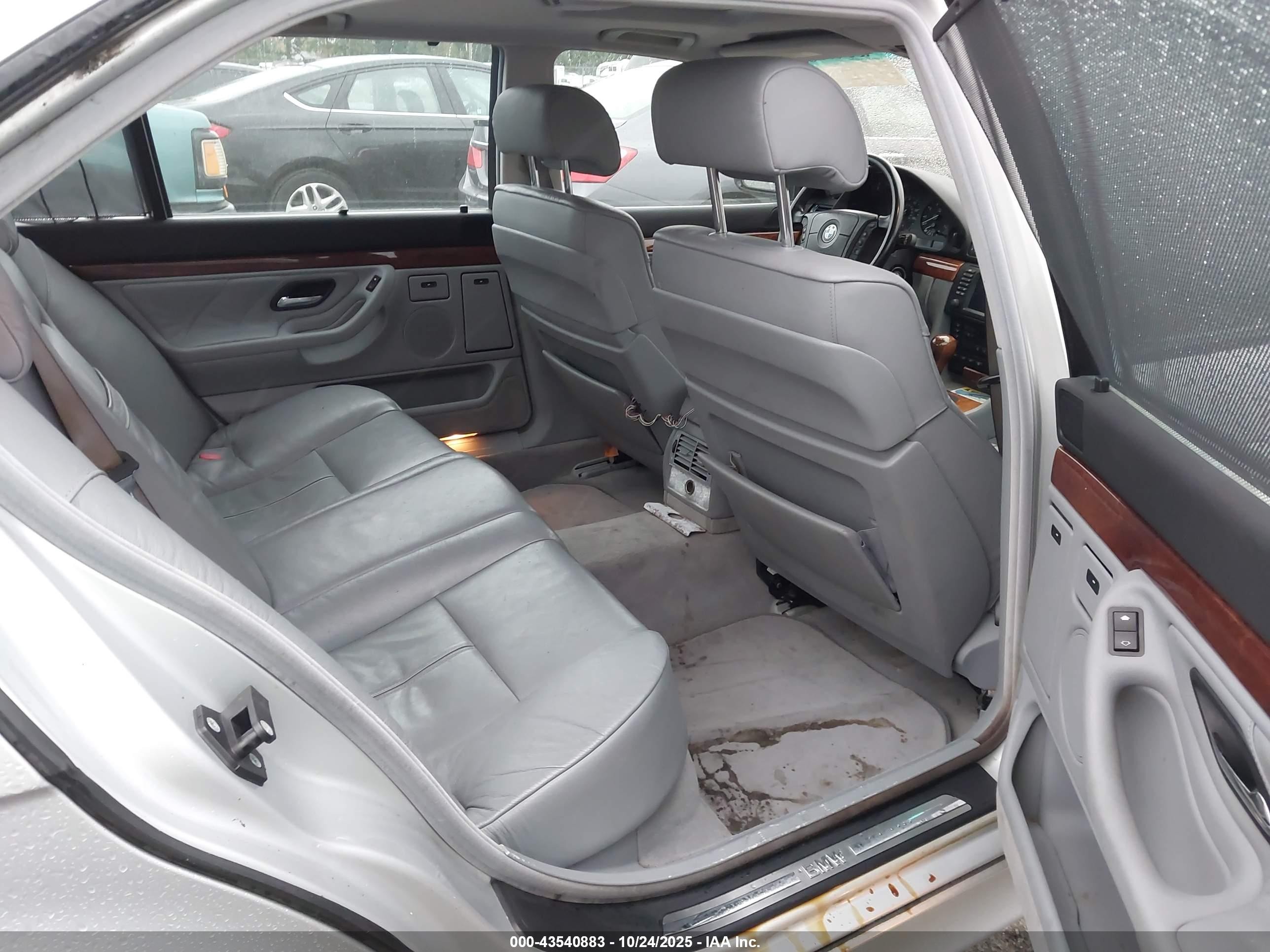 2001 Bmw 740il   Gray vin: WBAGH83421DP24736