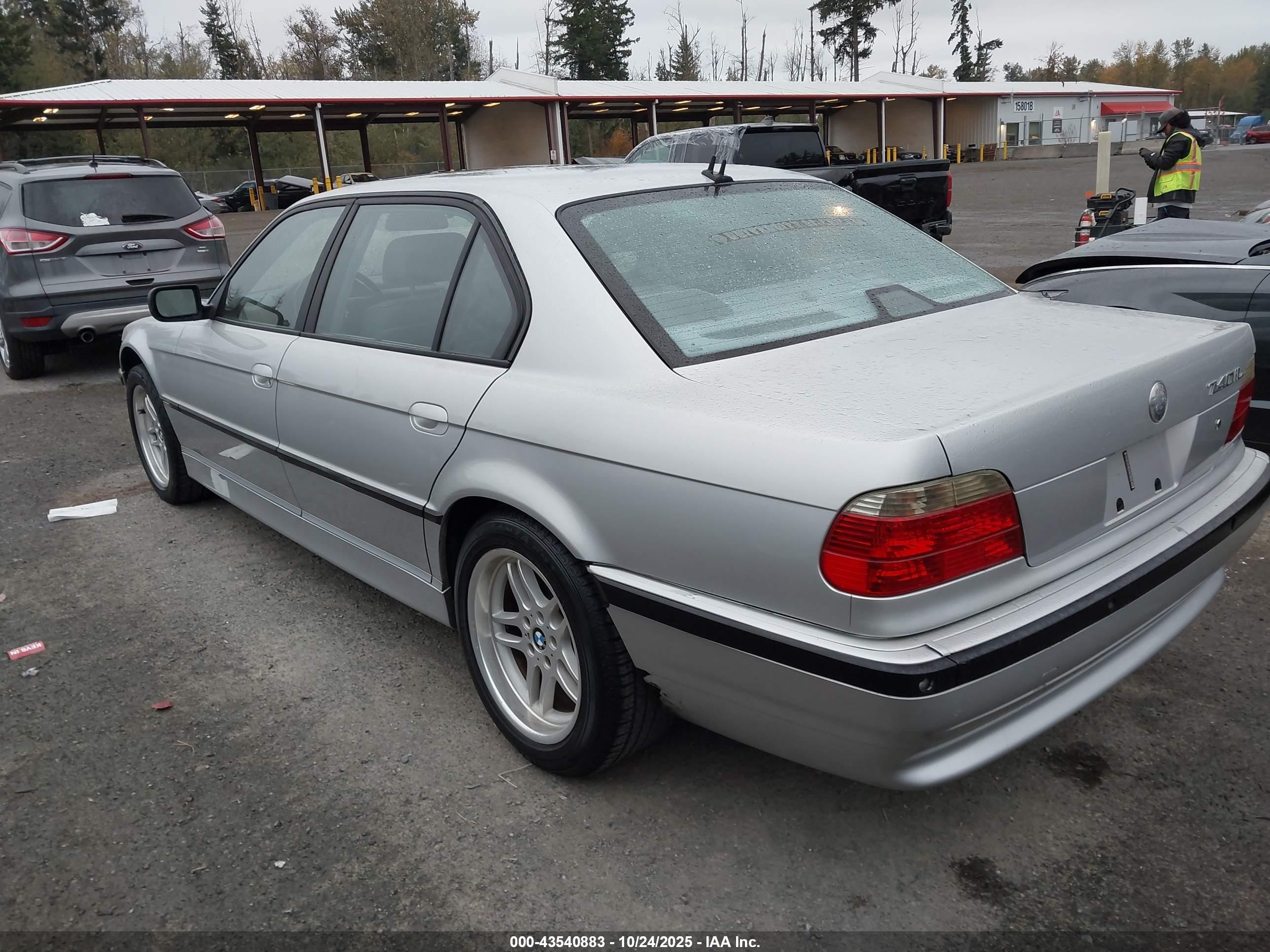 2001 Bmw 740il   Gray vin: WBAGH83421DP24736