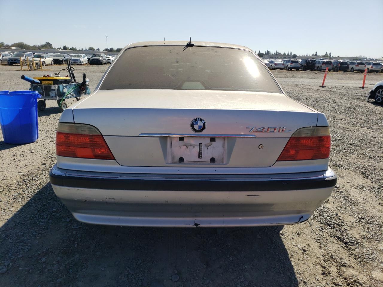2001 Bmw 740 Il Silver vin: WBAGH83421DP26857