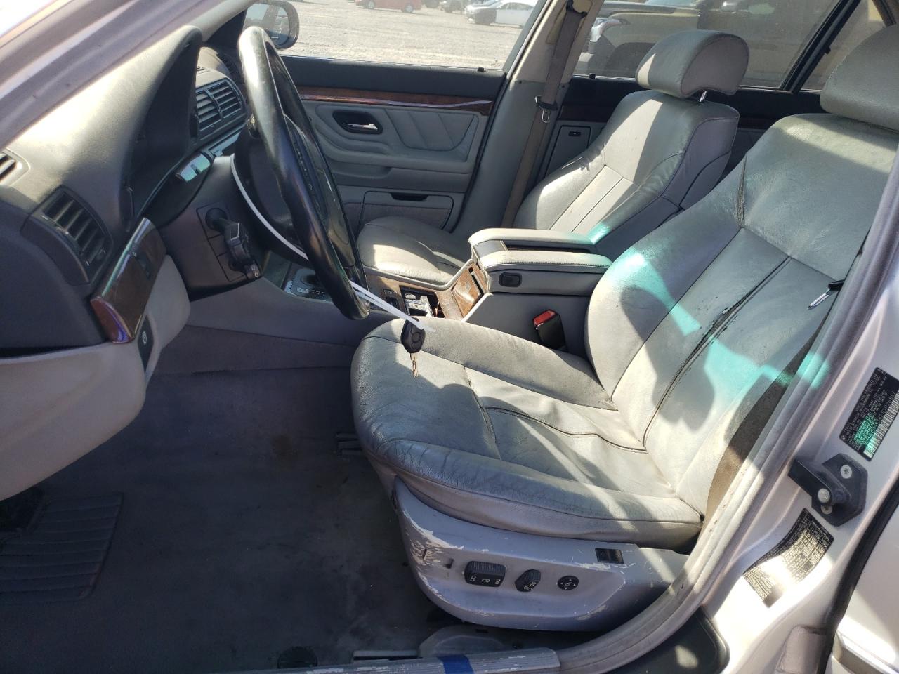 2001 Bmw 740 Il Silver vin: WBAGH83421DP26857