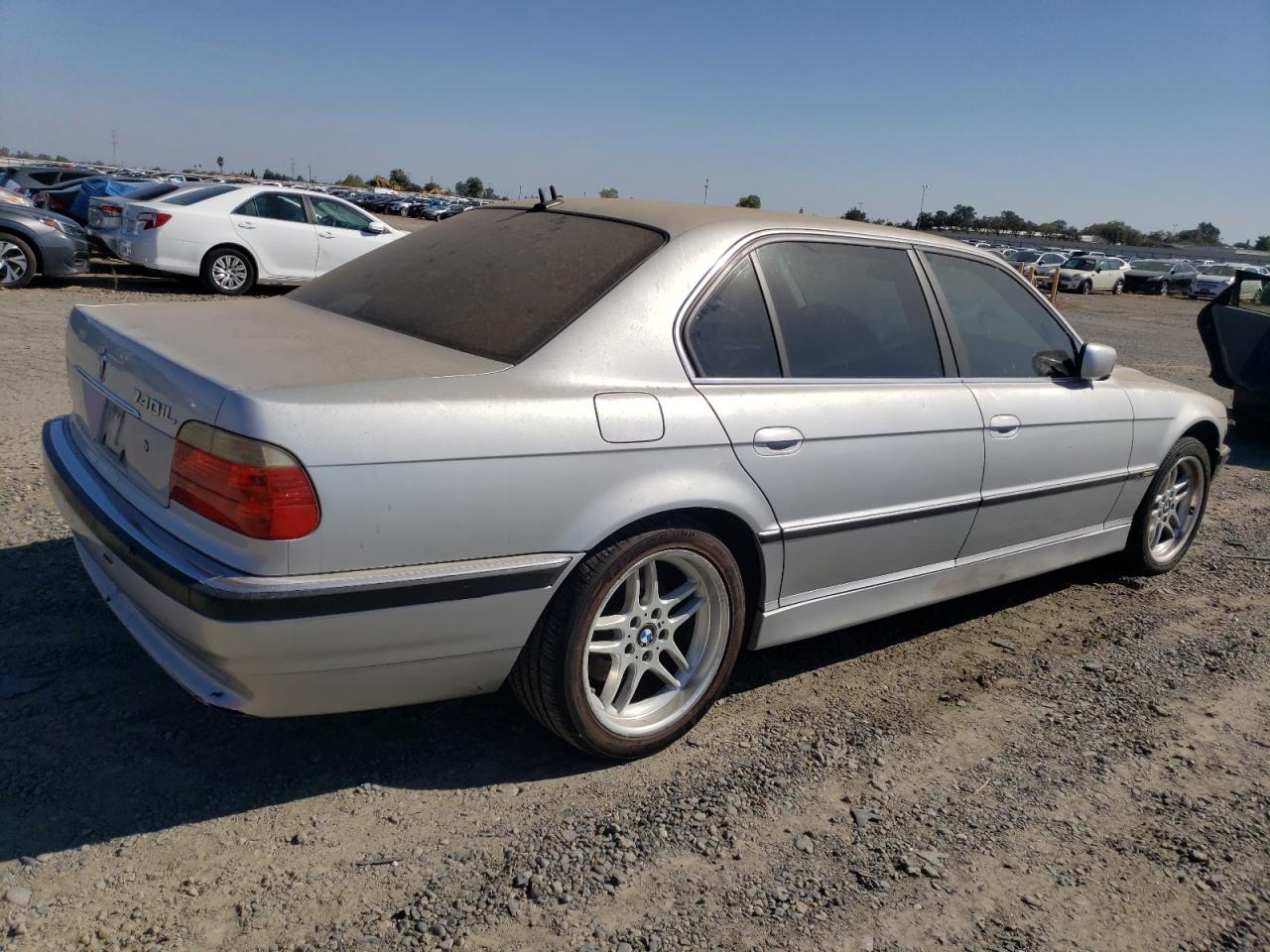 2001 Bmw 740 Il Silver vin: WBAGH83421DP26857
