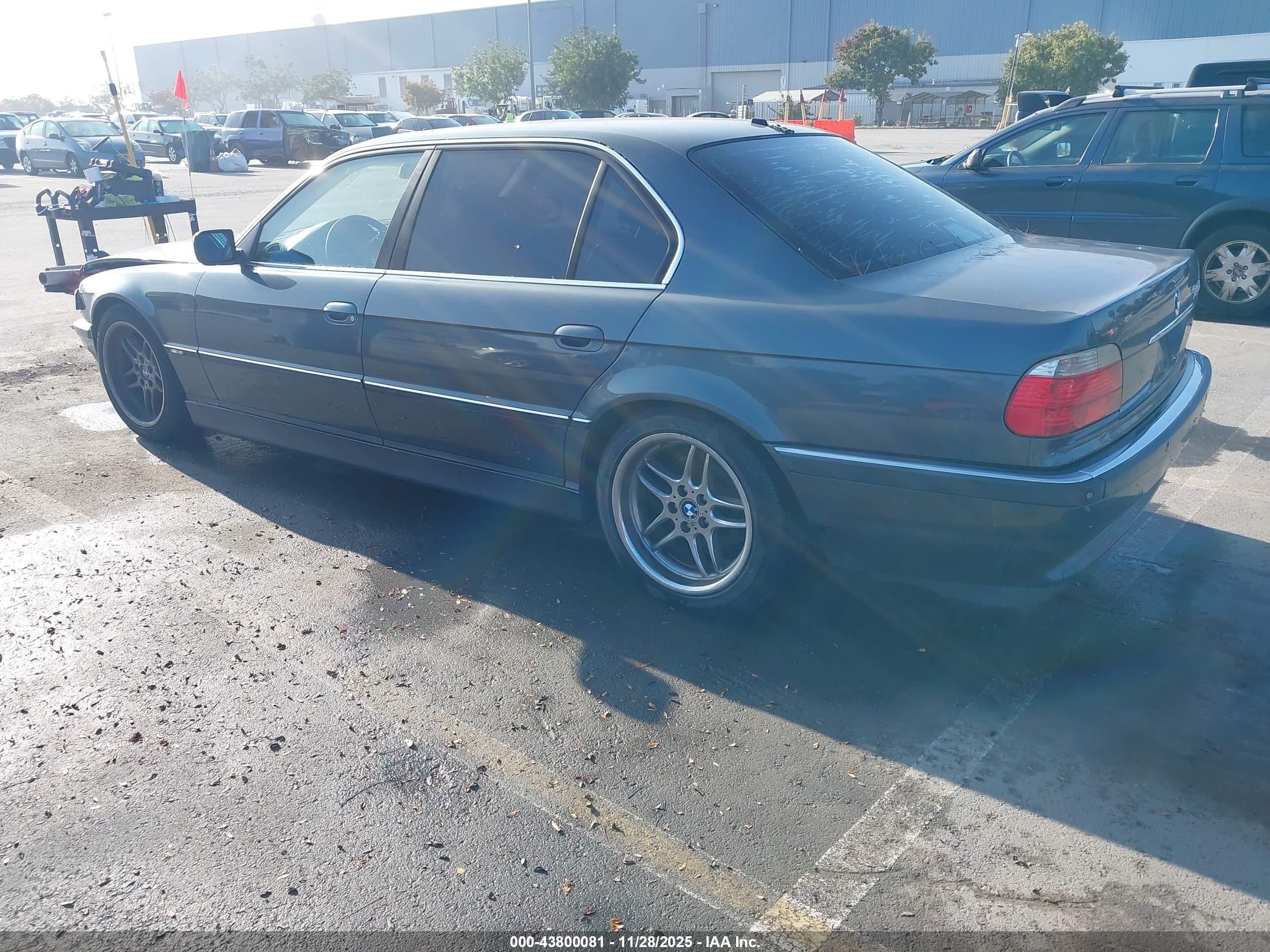 2000 Bmw 740il   Blue vin: WBAGH8342YDP11026