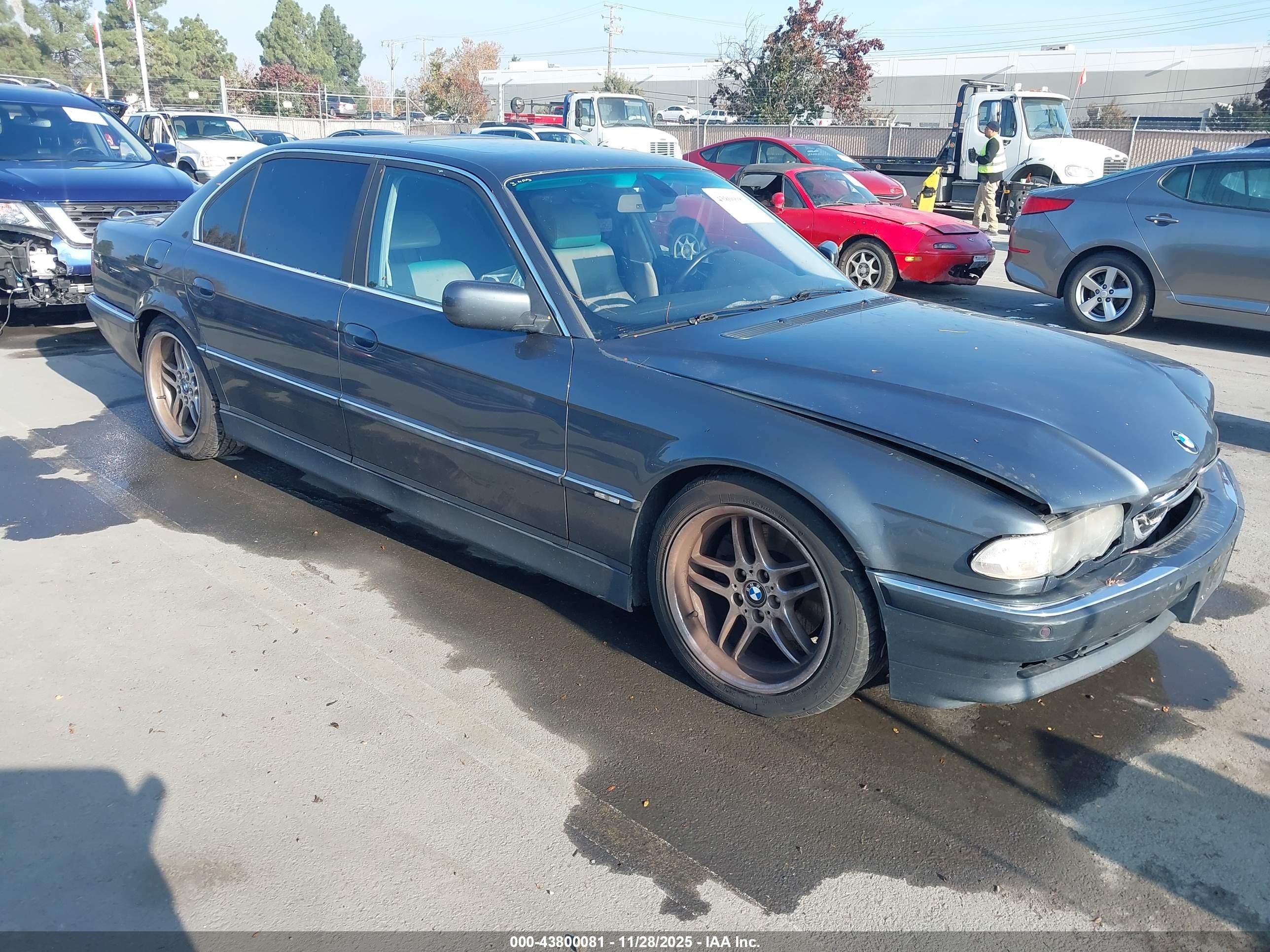2000 Bmw 740il   Blue vin: WBAGH8342YDP11026