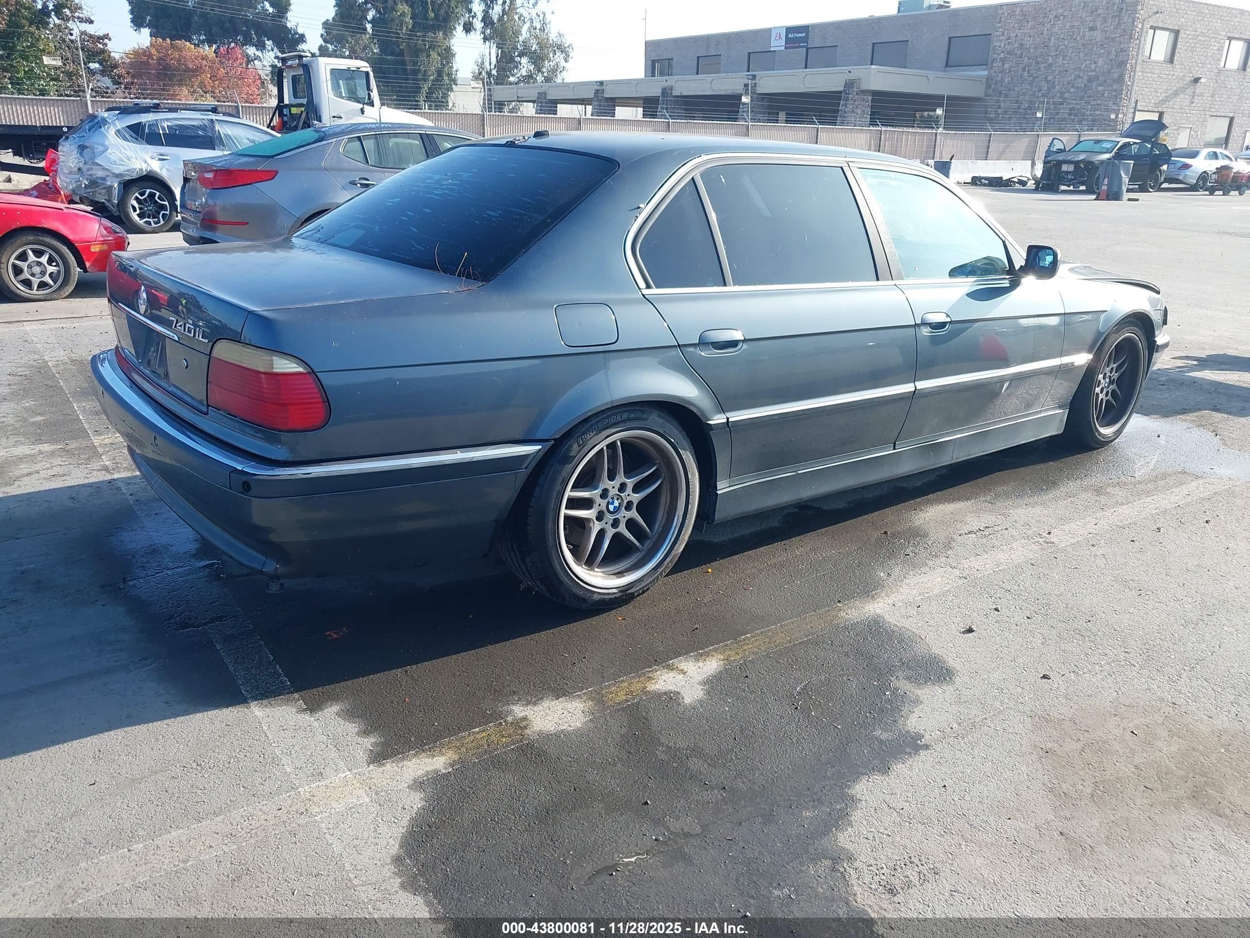 2000 Bmw 740il   Blue vin: WBAGH8342YDP11026