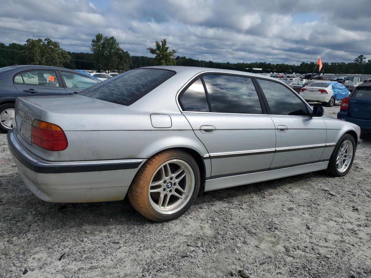 2000 Bmw 740 Il   Silver vin: WBAGH8342YDP12323