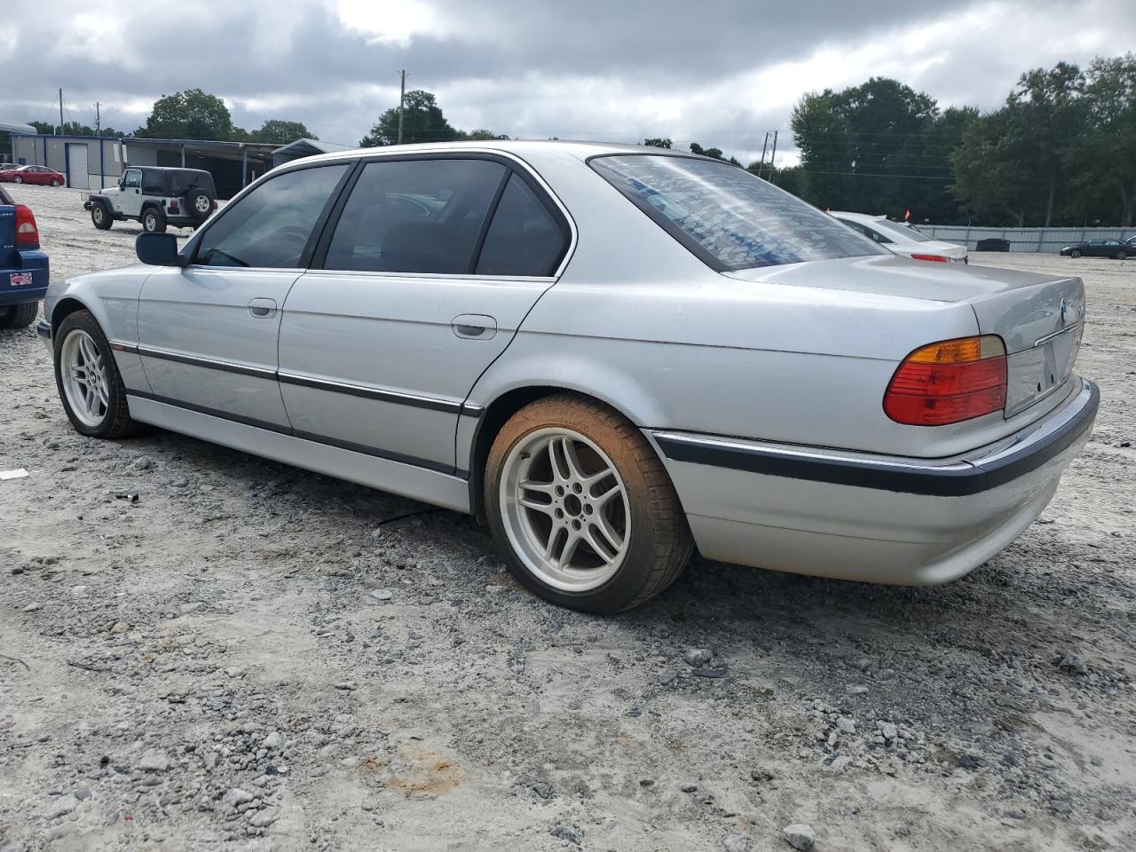 2000 Bmw 740 Il   Silver vin: WBAGH8342YDP12323