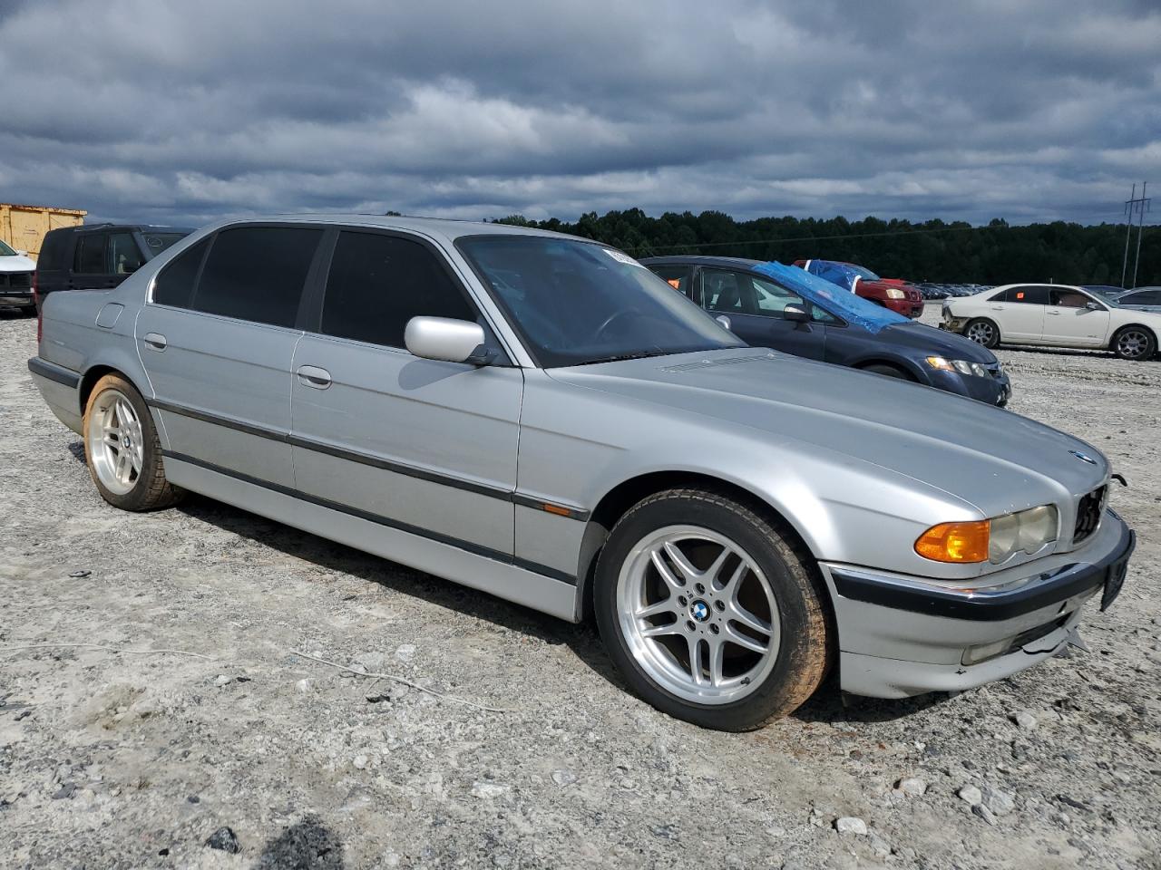2000 Bmw 740 Il   Silver vin: WBAGH8342YDP12323