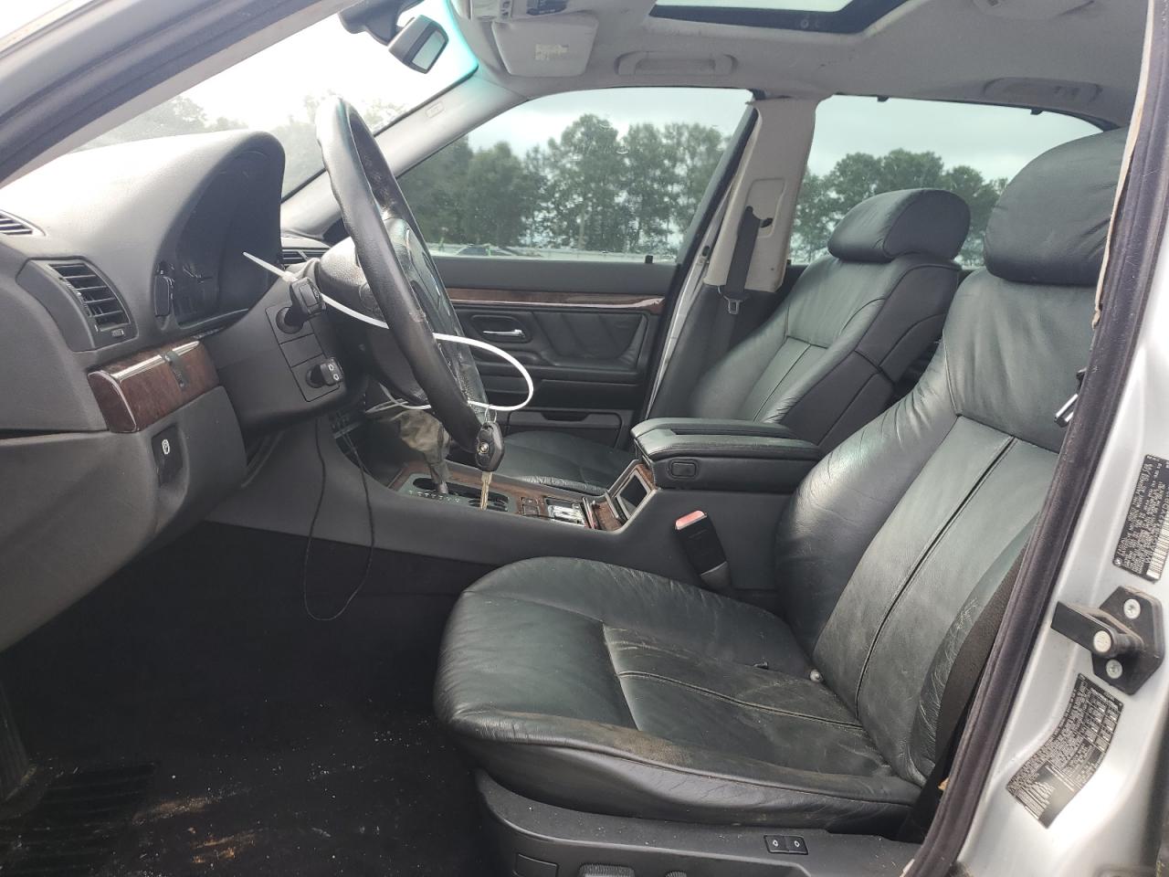 2000 Bmw 740 Il   Silver vin: WBAGH8342YDP12323
