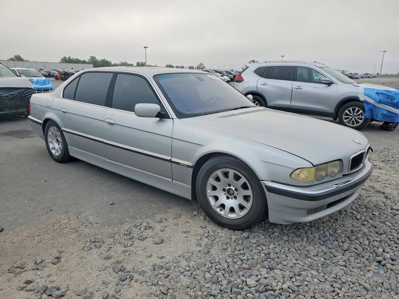 2001 Bmw 740 Il Silver vin: WBAGH83431DP18122