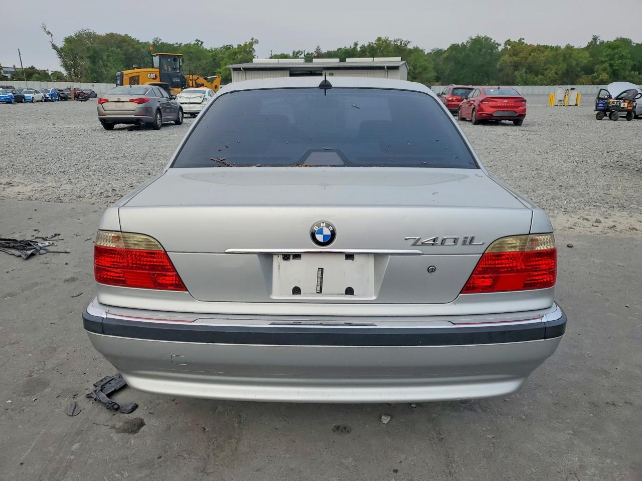 2001 Bmw 740 Il Silver vin: WBAGH83431DP18122
