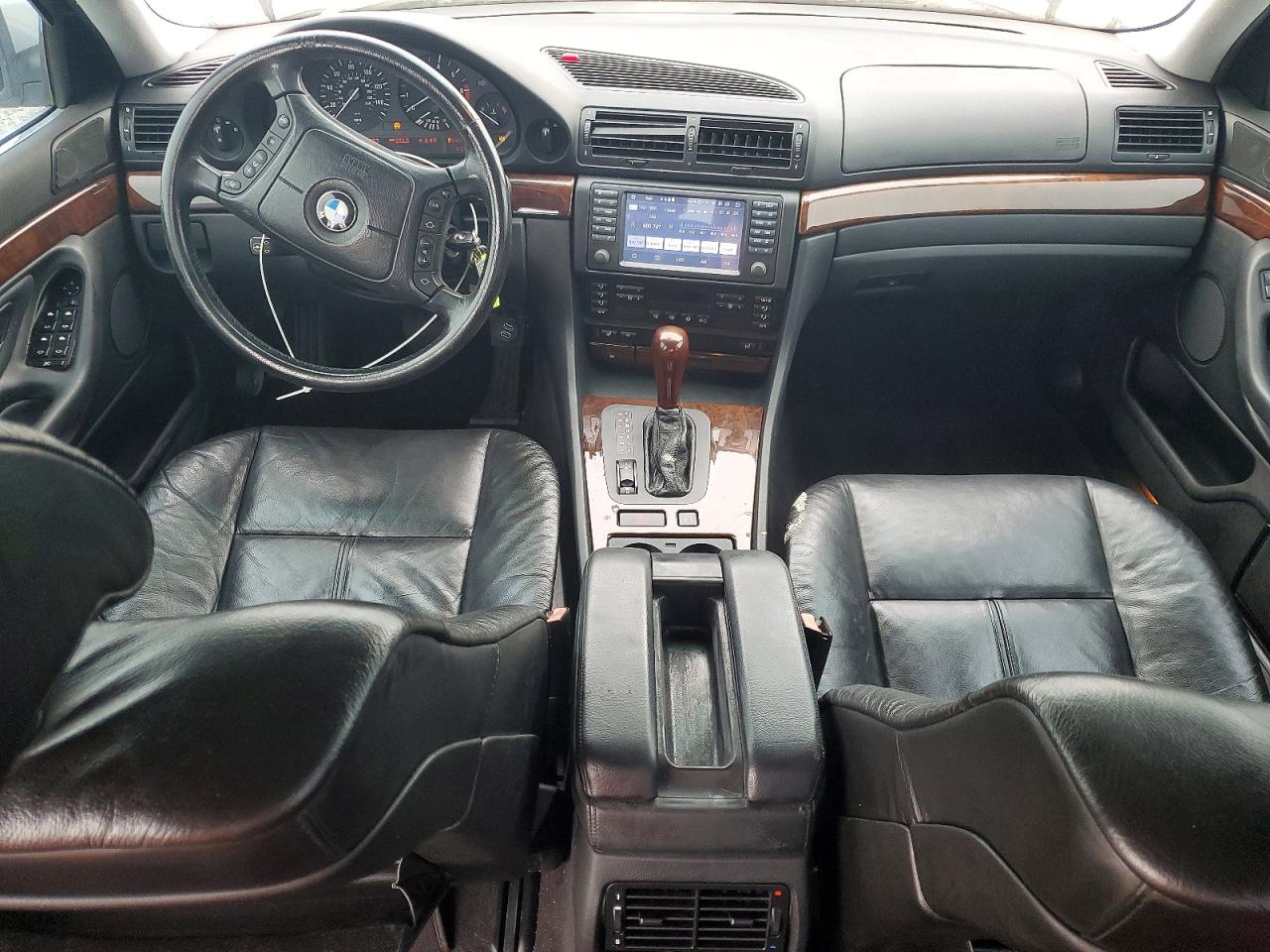 2001 Bmw 740 Il Silver vin: WBAGH83431DP18122