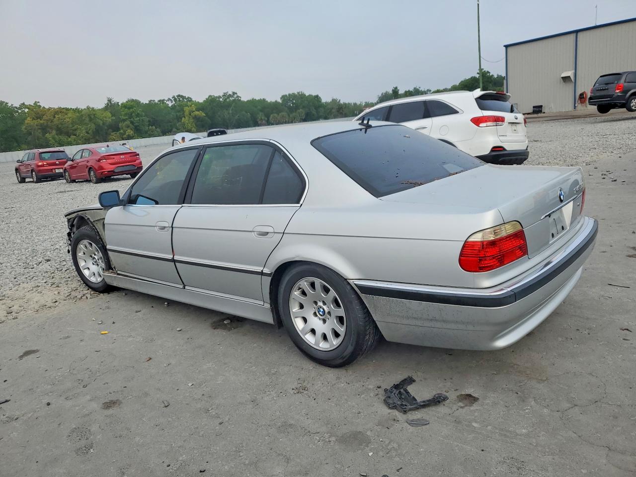 2001 Bmw 740 Il Silver vin: WBAGH83431DP18122